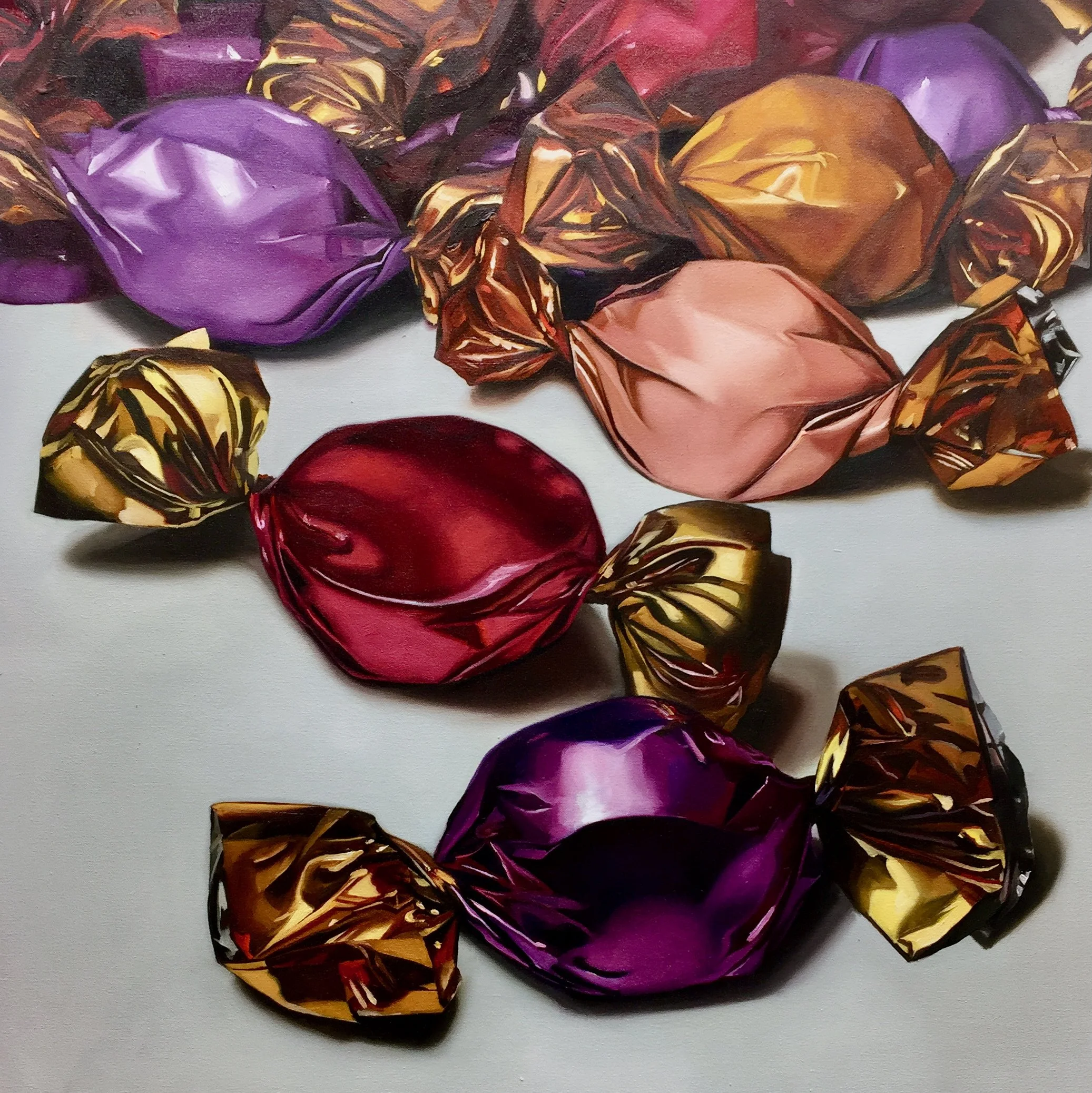 Precious Gems
Oii on Canvas 30 x 30 inches