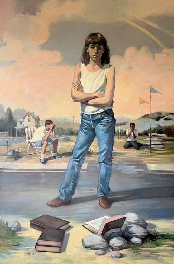 Messenger Oil on canvas 72 x 48 inches