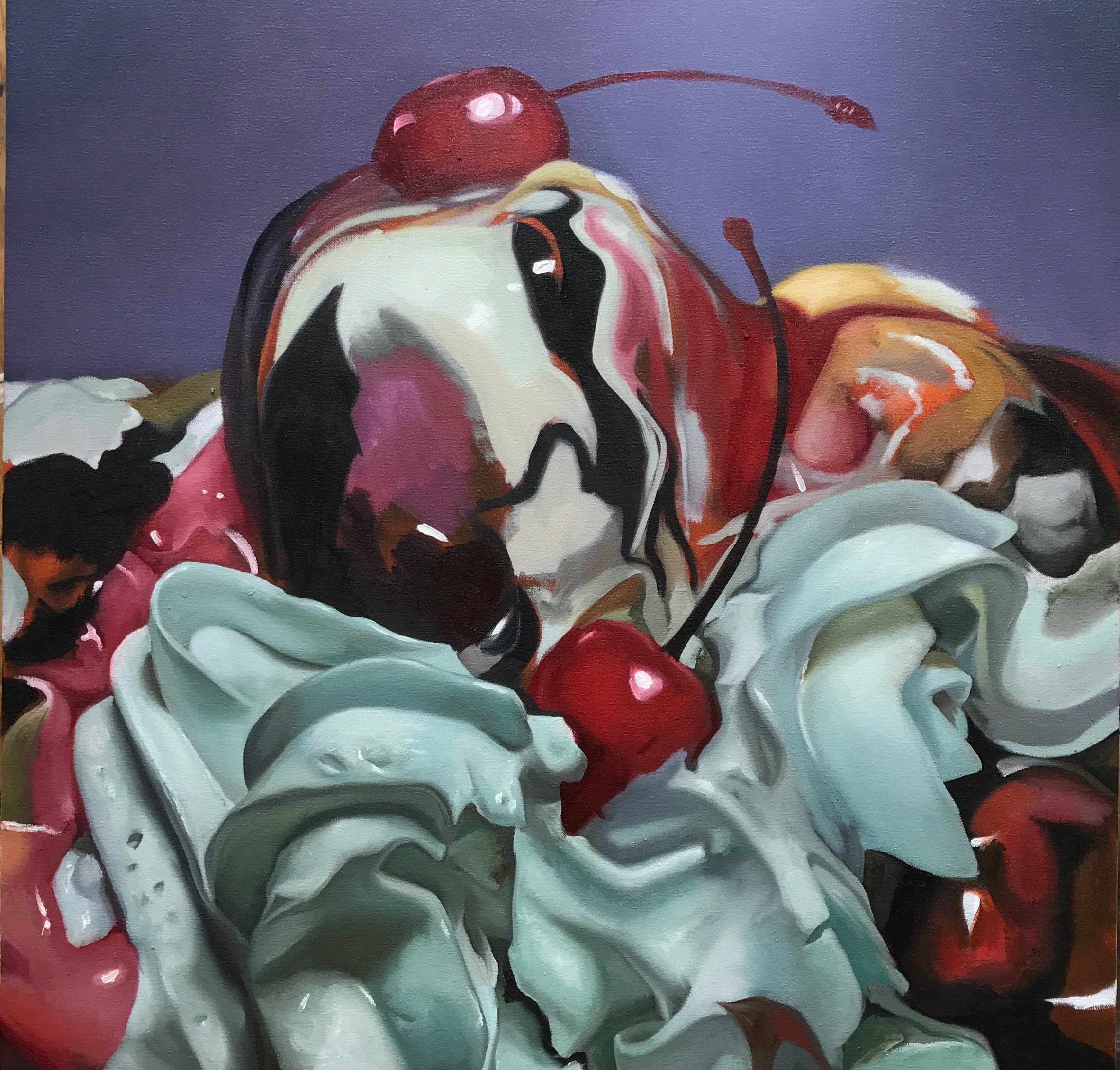 Cascade
Oil on canvas 30 x 30