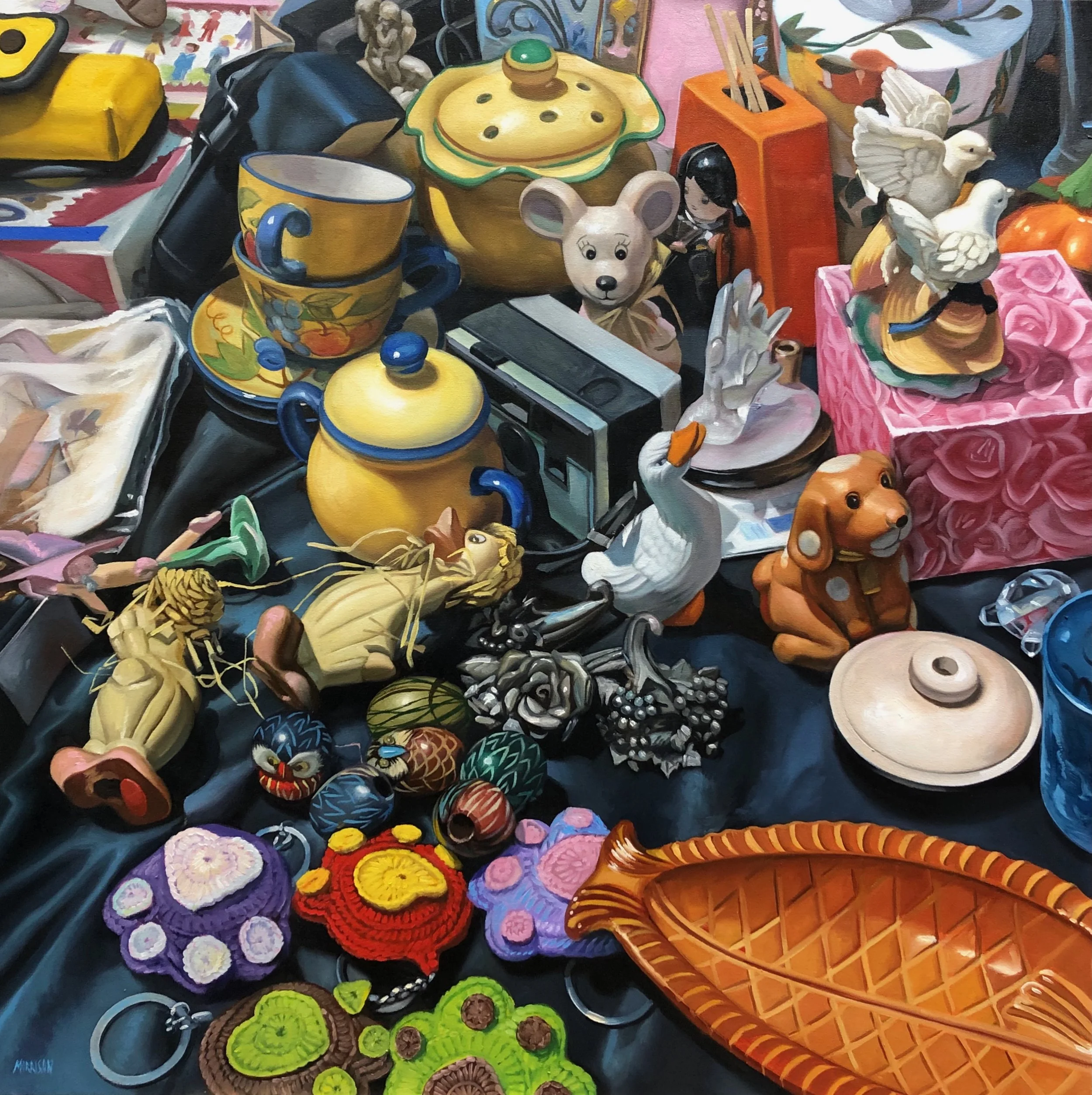 Cacophony 
Oil on canvas 36 x 36 inches