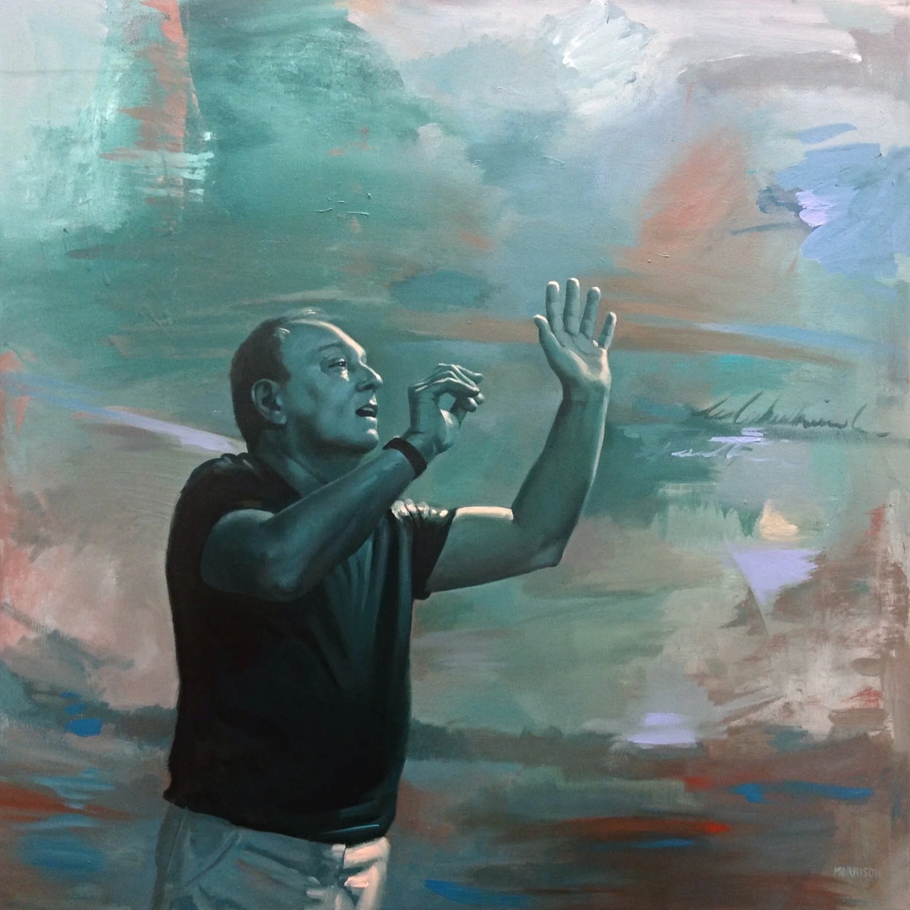 Conductor
Acrylic on canvas 32 x 32 inches