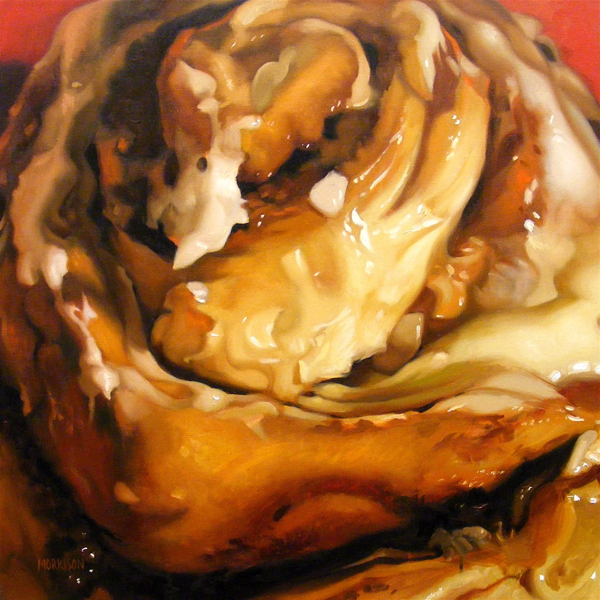 Cinnamon Roll
Oil on canvas 28 x 28 inches