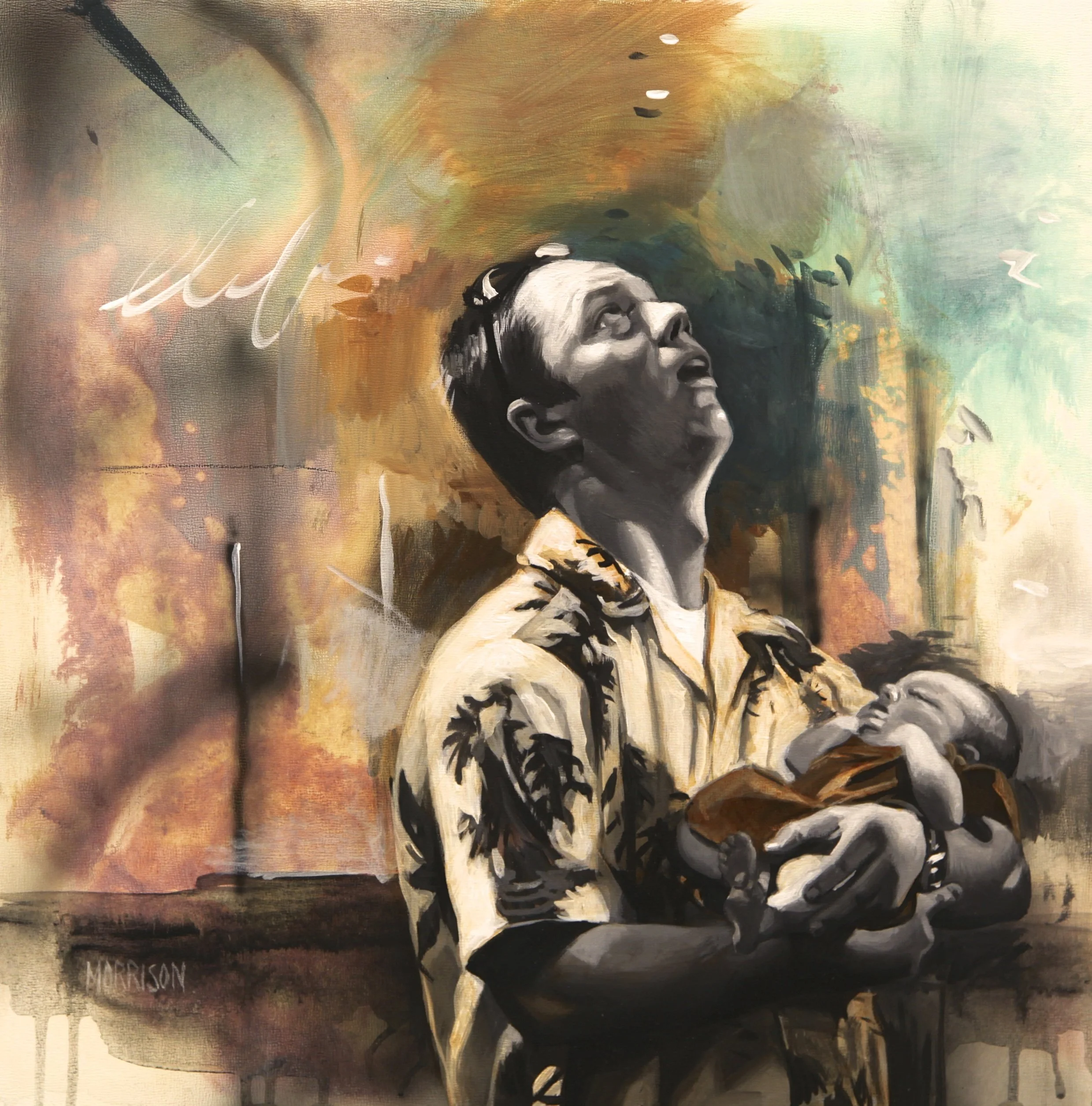 Lift Off
Acrylic on panel 18 x 18 inches