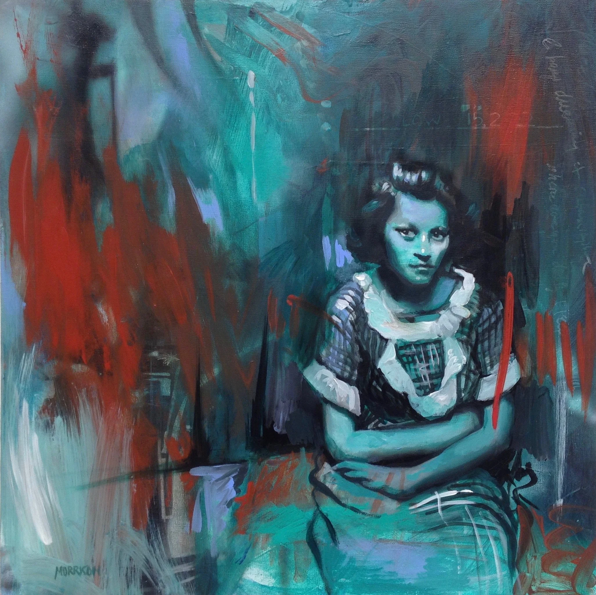 Inmate
Acrylic on panel 12 x 12 inches