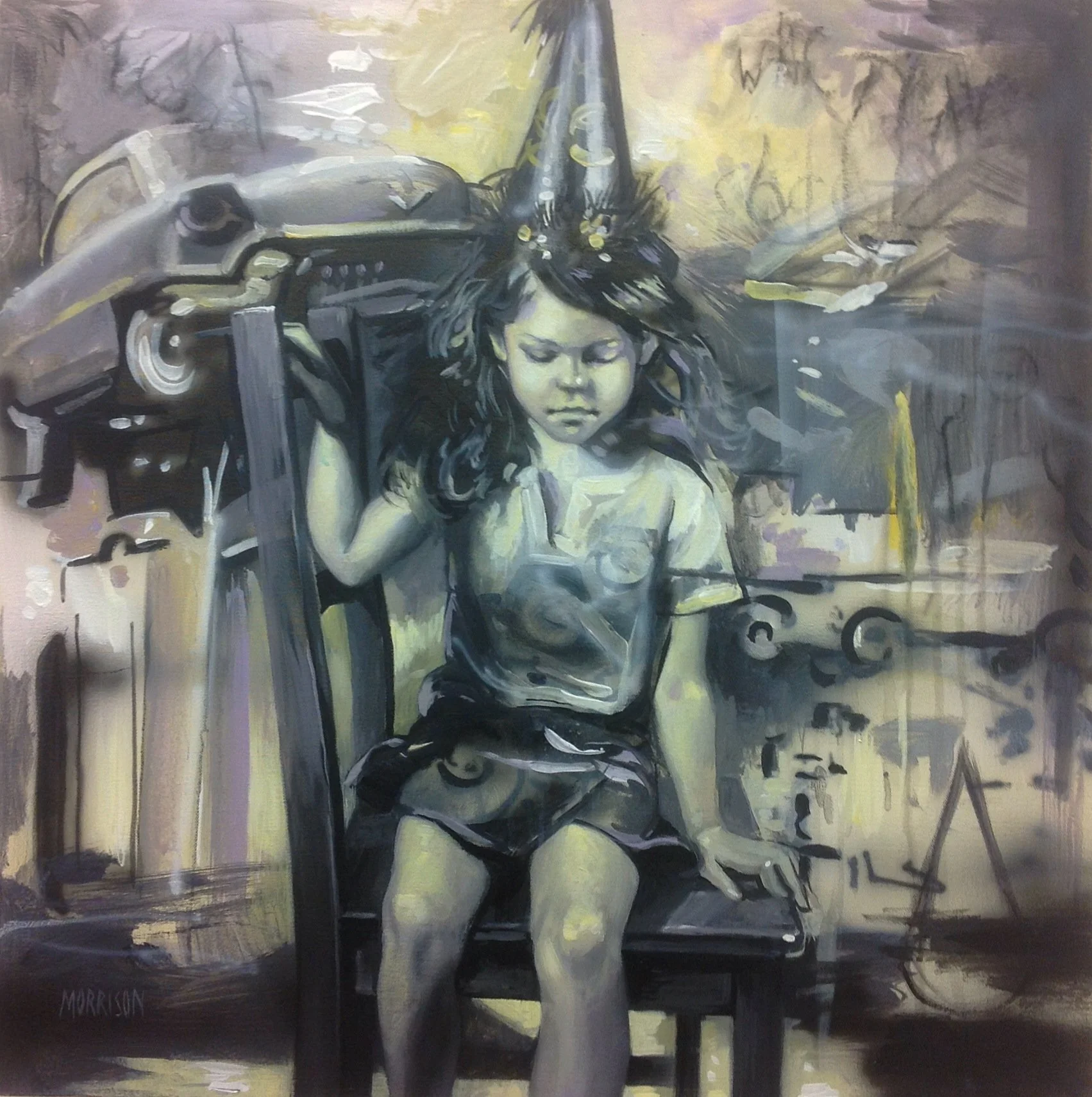 Time Out
Acrylic on canvas 28 x 28 inches