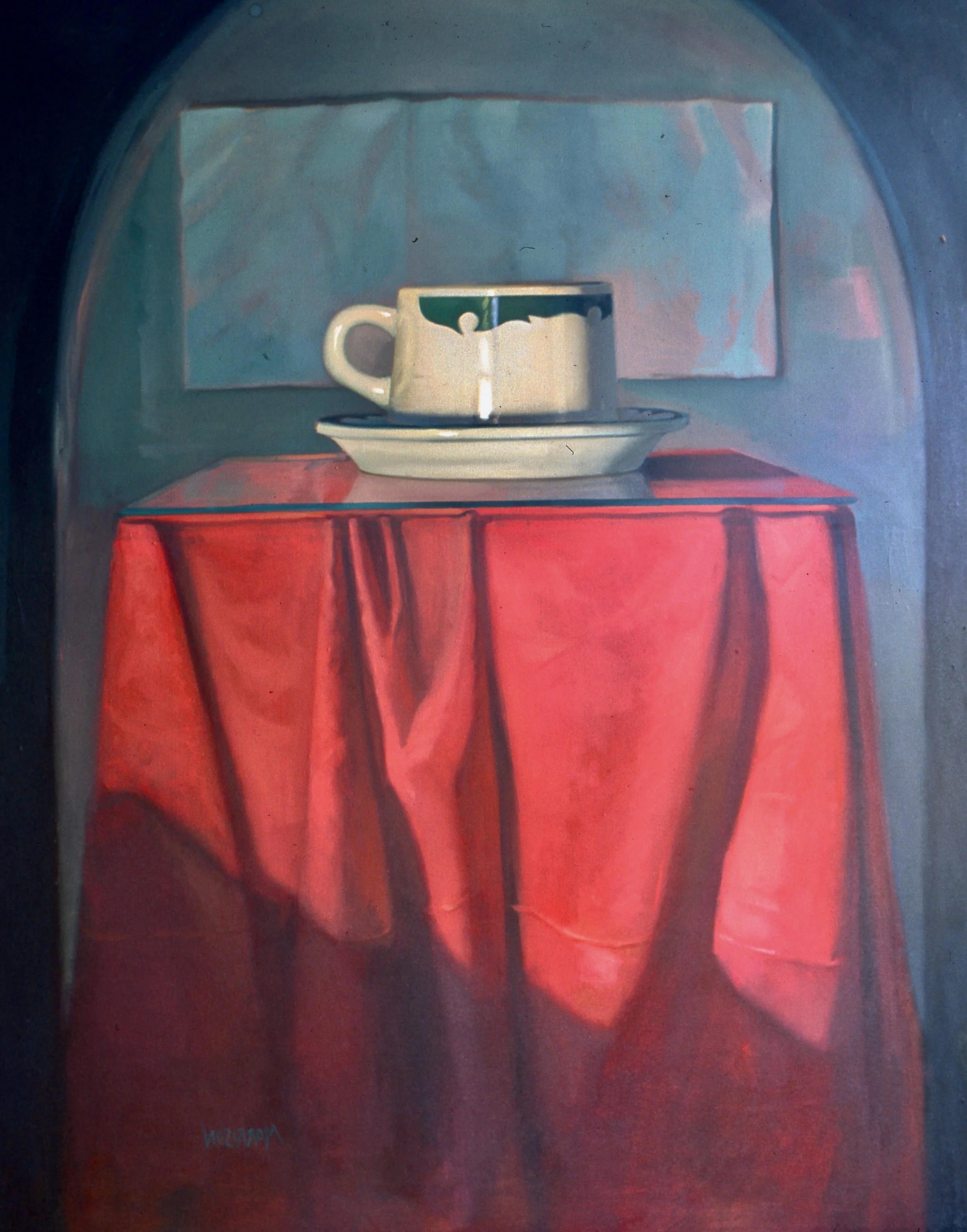 "Lamb's Cafe" Oil on canvas (60 x 48 in)