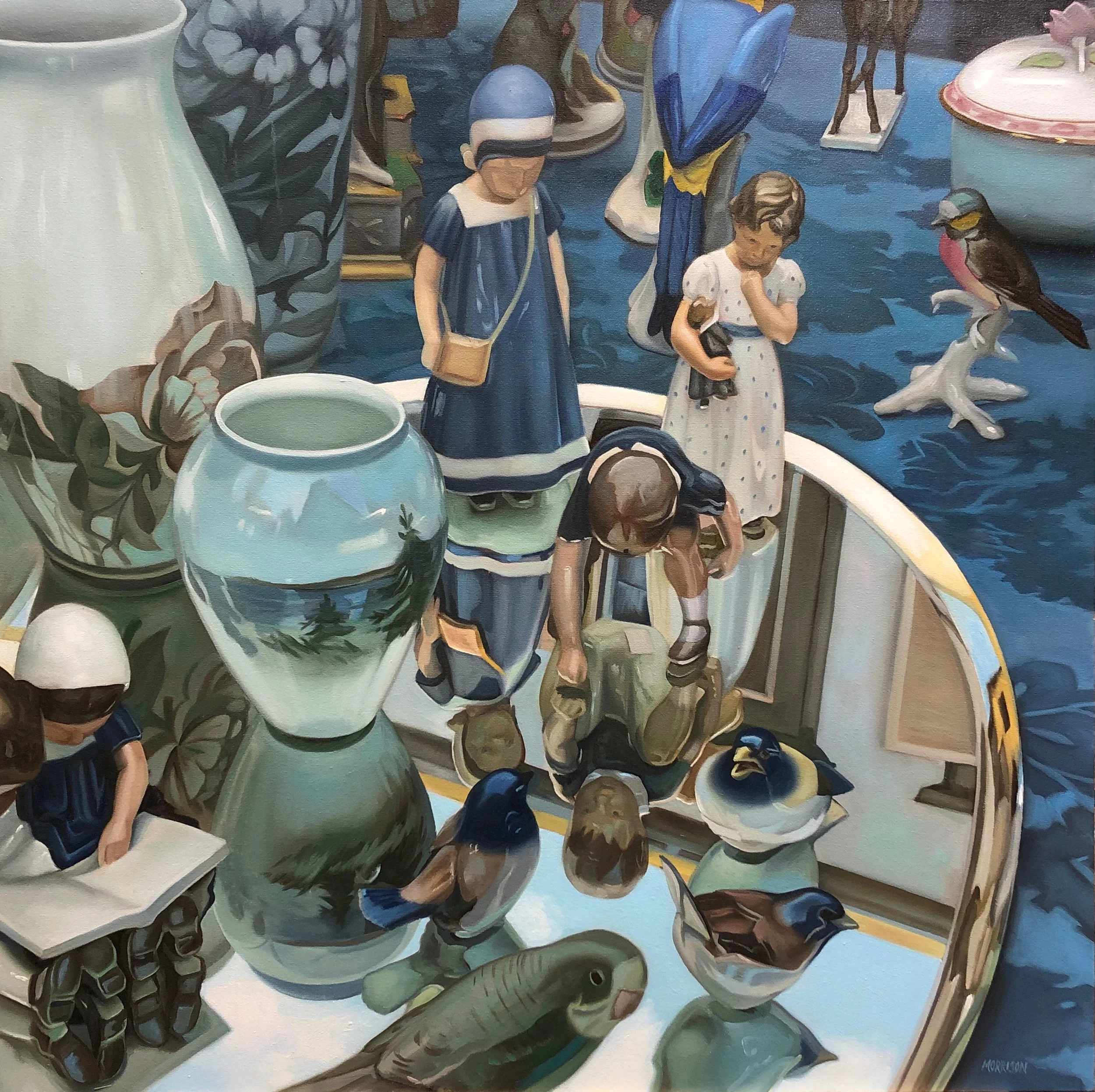 For the Birds
Oil on canvas 36 x 36 inches