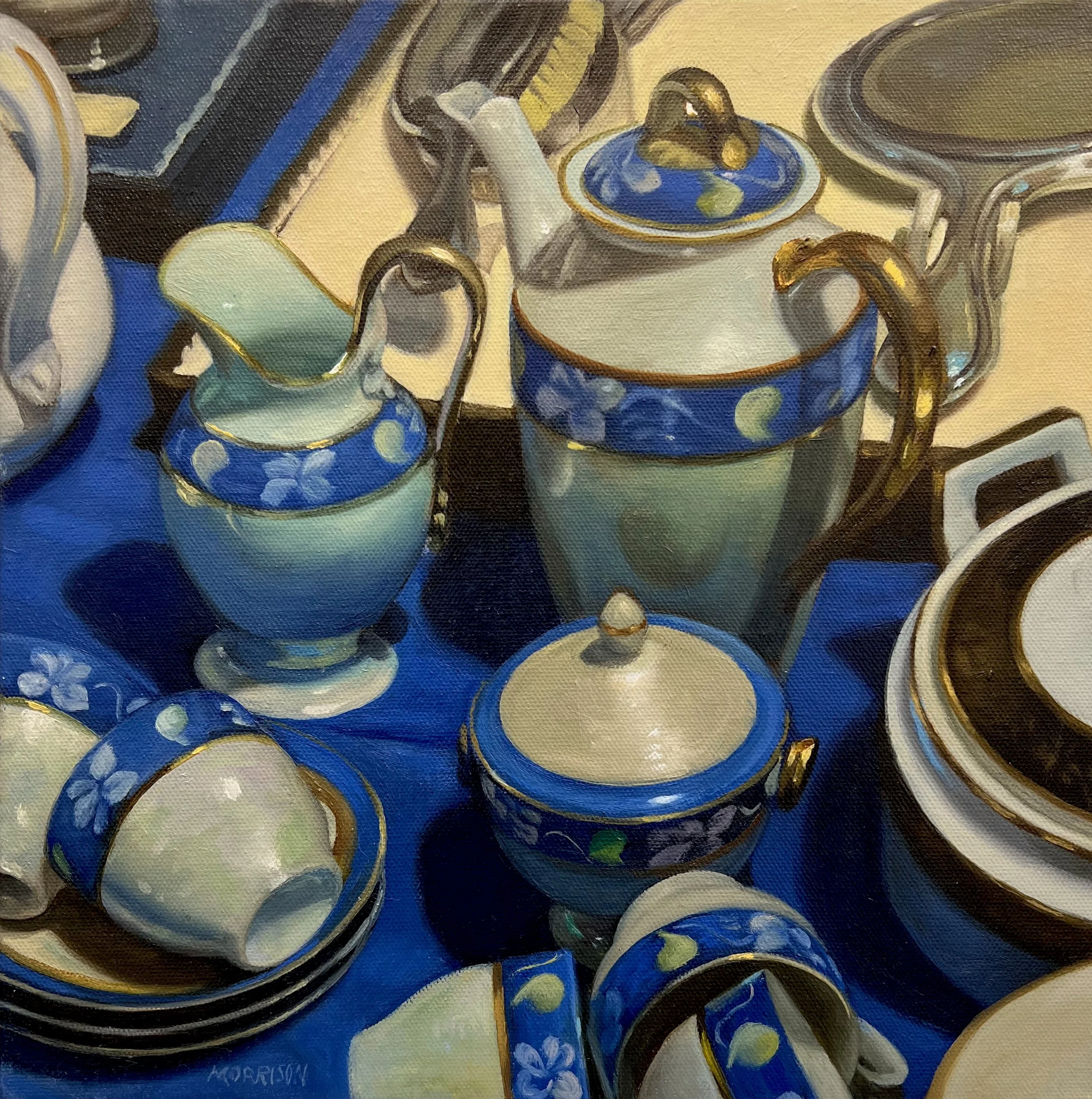 Cobalt 
Oil on canvas 12 x 12 inches