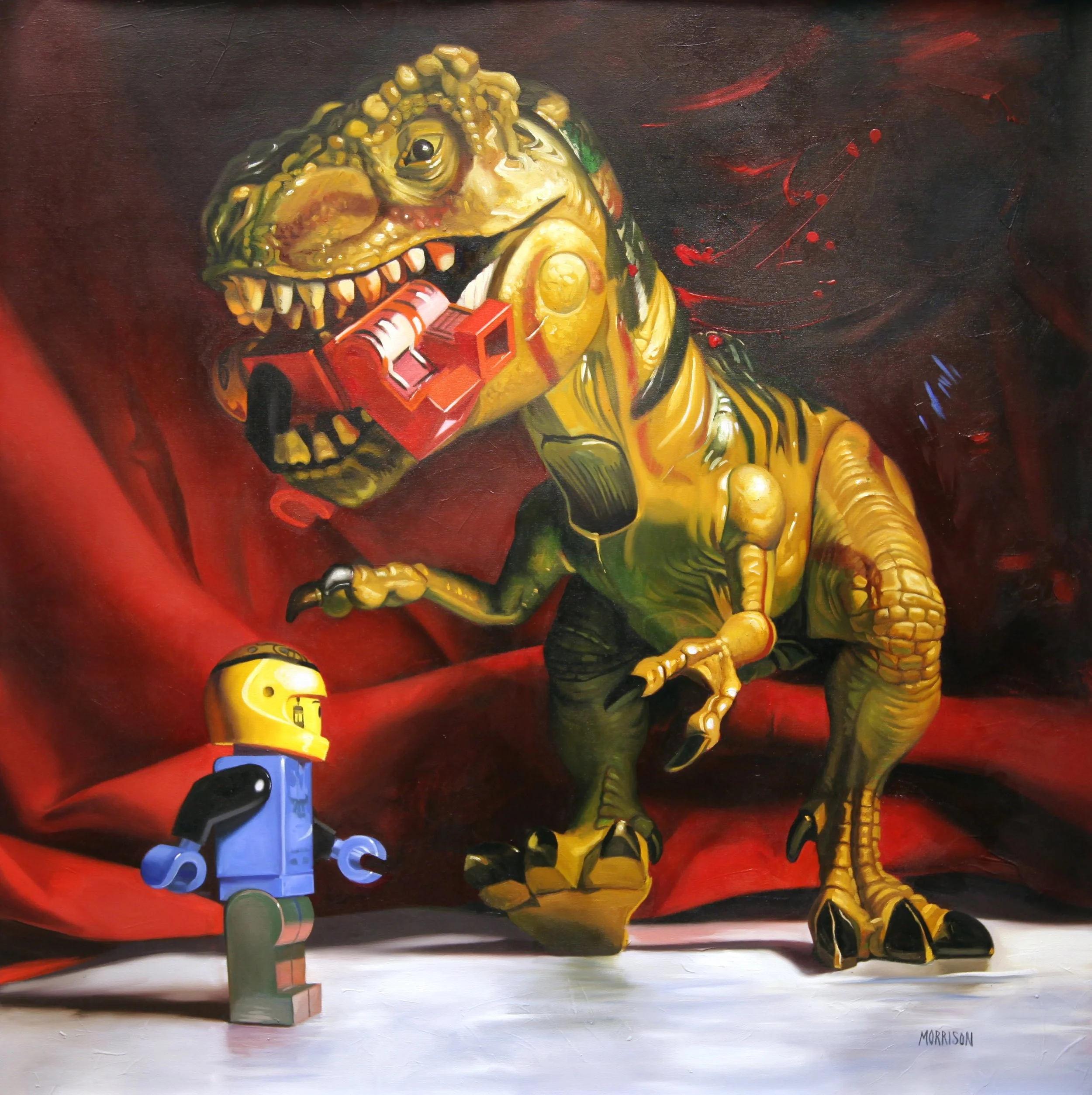 Encounter #1
Oil on canvas 56 x 56 inches