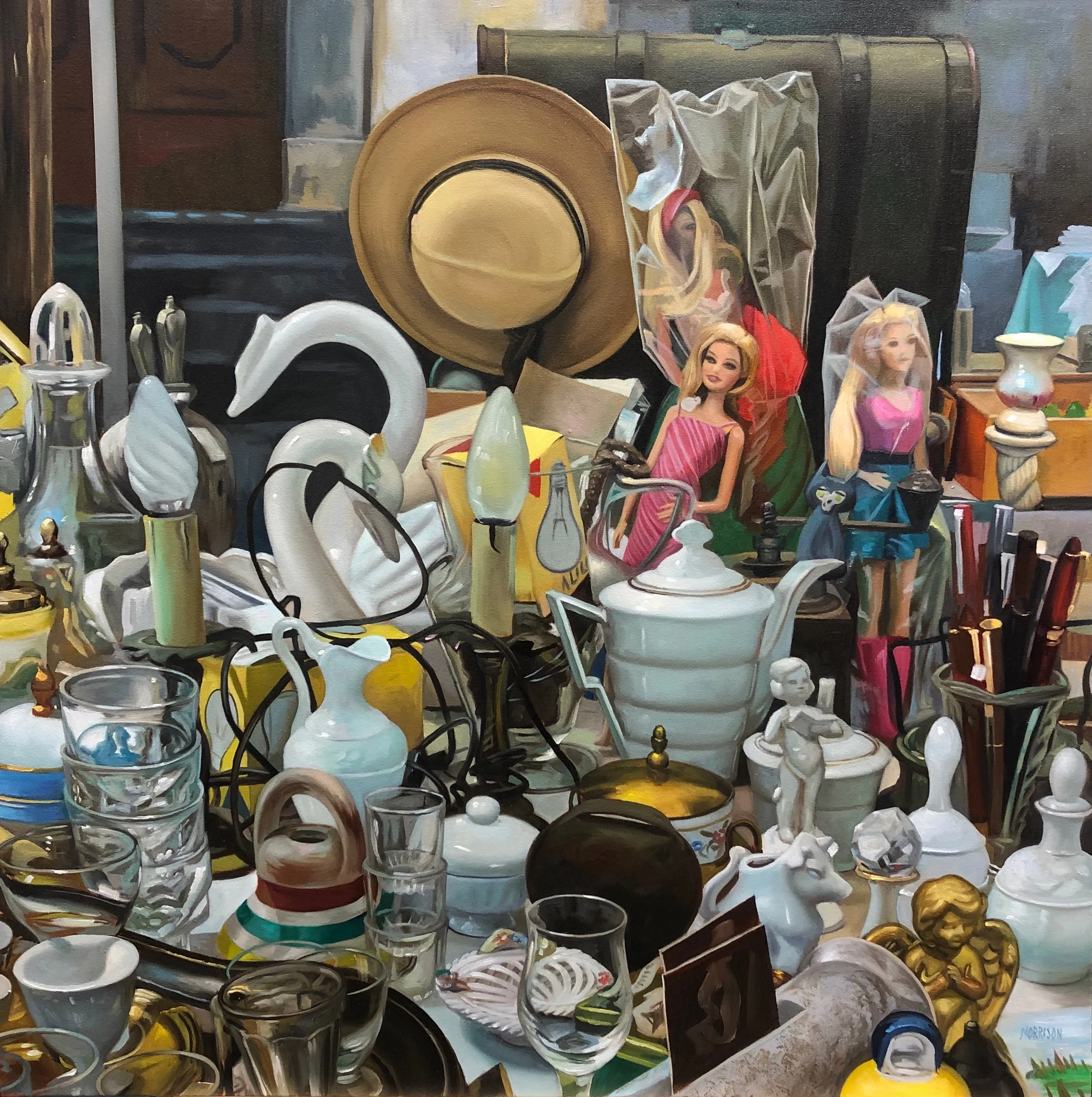 Reliquia
Oil on canvas 36 x 36 inches