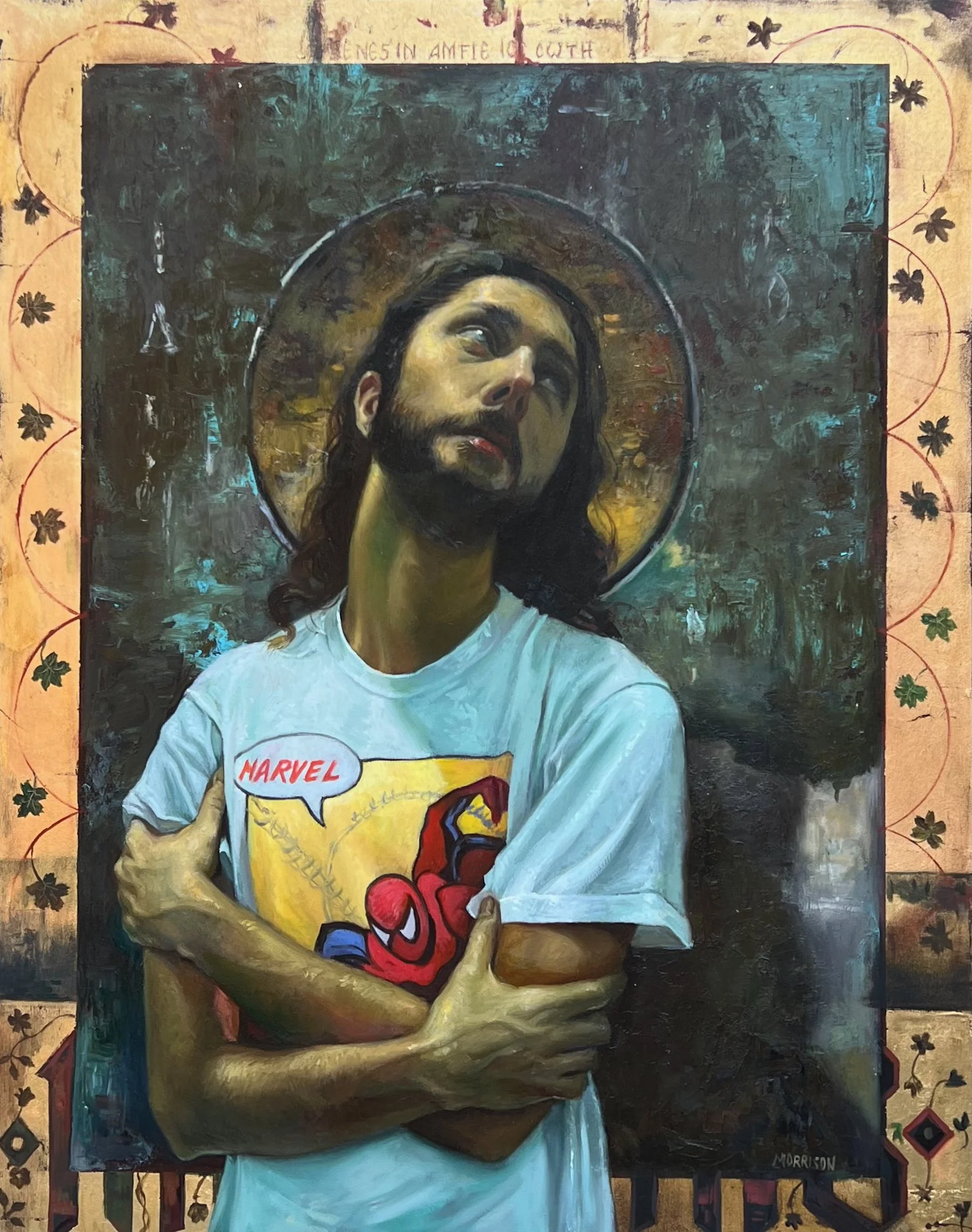 Marvel
Oil and Gold Leaf on Panel 95 x 75cm