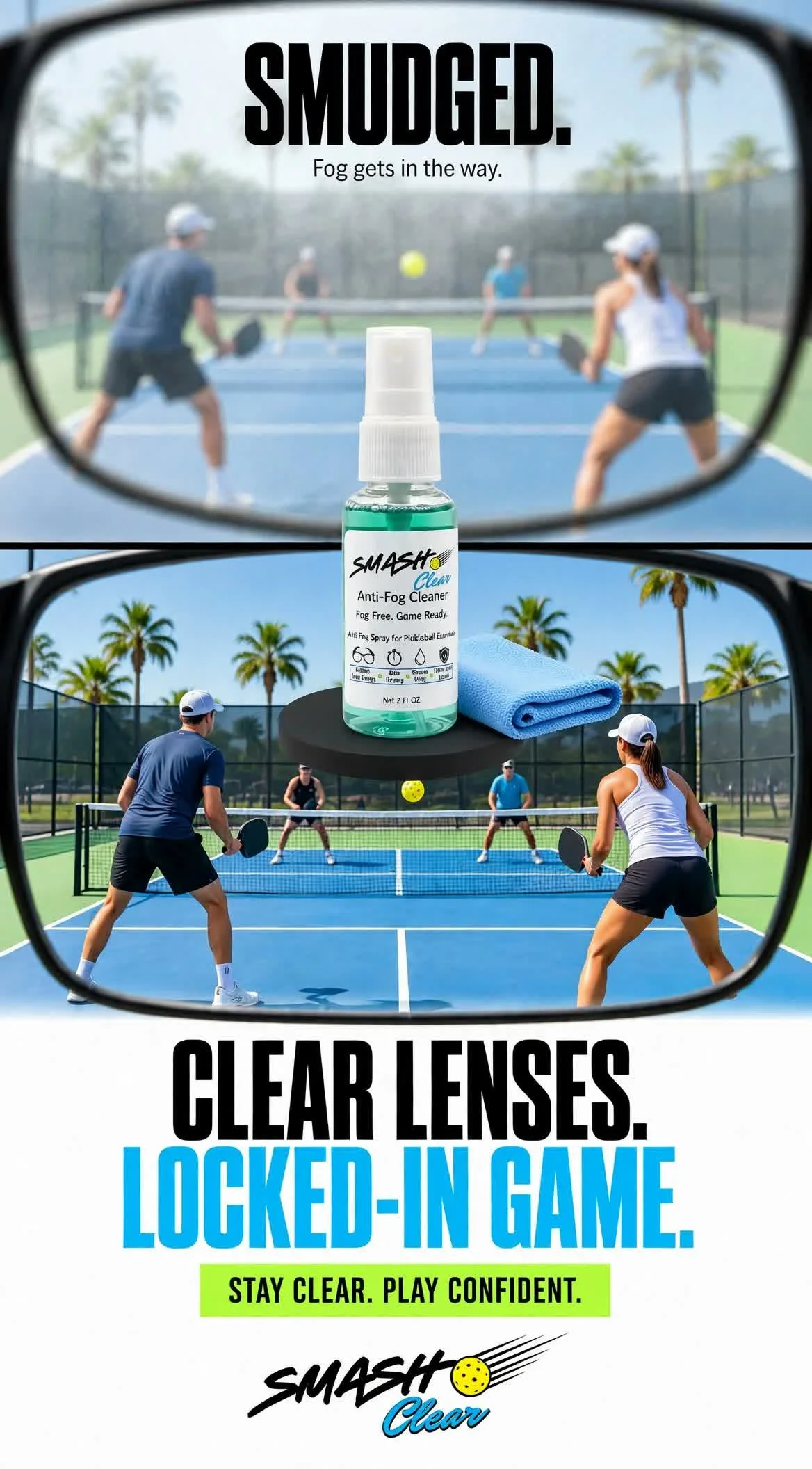 anti-fog spray for pickleball glasses