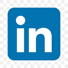 LinkedIn logo with white 'in' on a blue square background