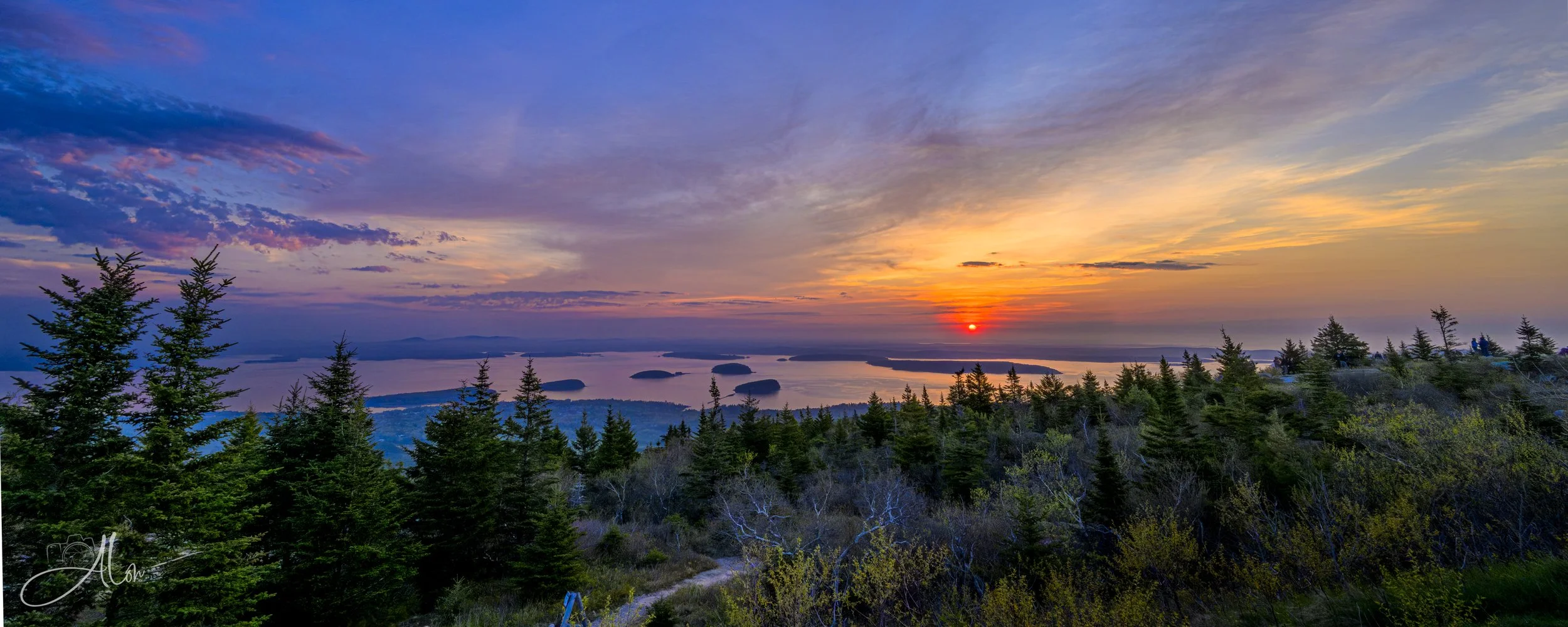 Sunrise in Acadia, Maine