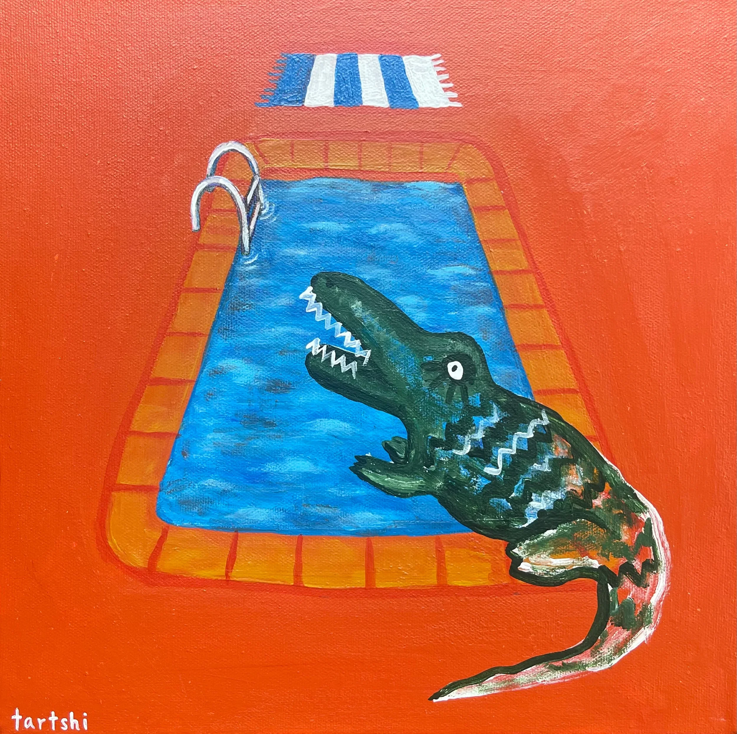 A swim with him