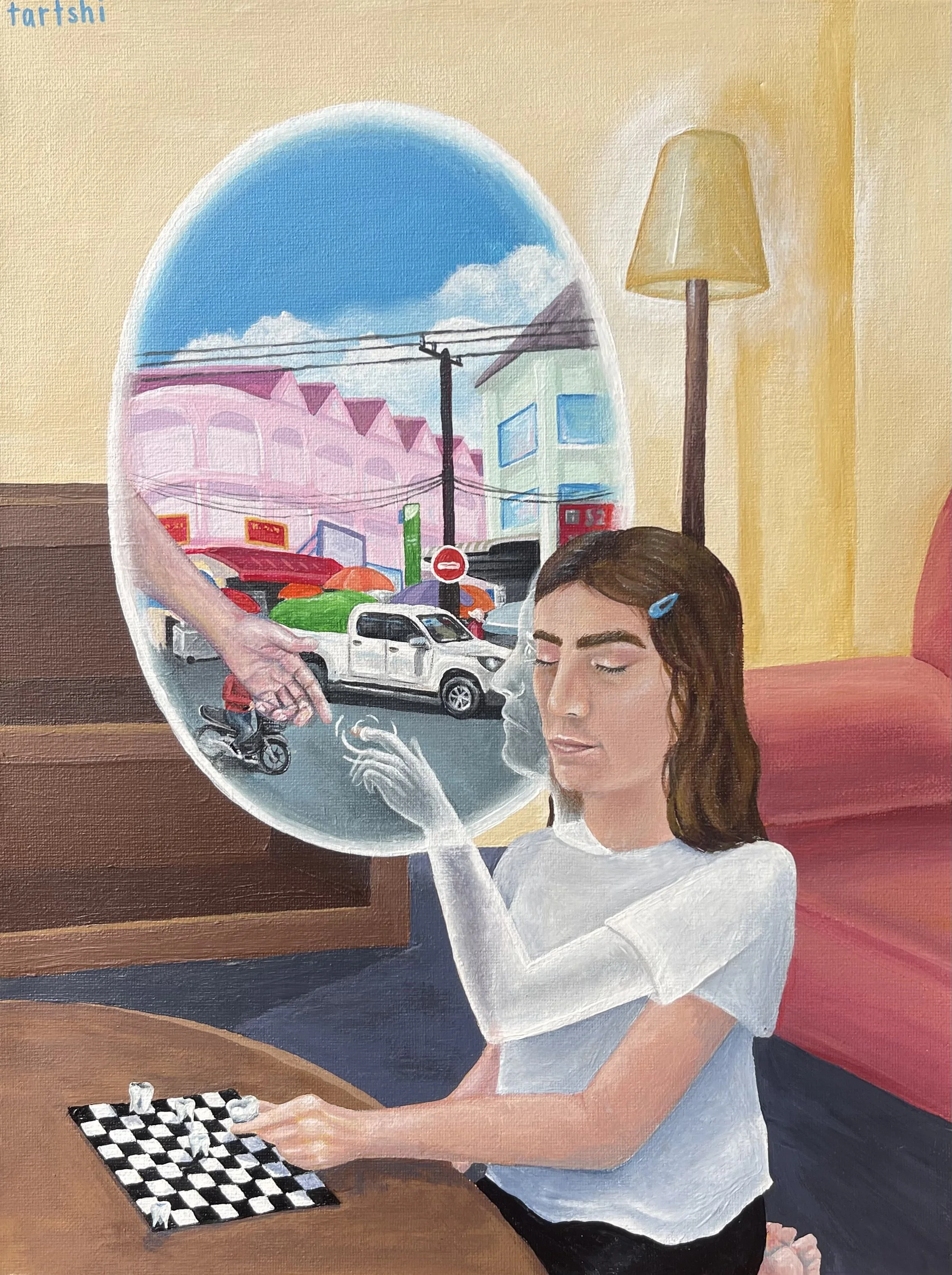 “So close you can almost”

At my shoulder sat a memory so vivid and vibrant. A mere few days ago I stood there, inside the glowing orb, I was alive. A life so full of experience and learning and loving. Streets overflowing with life… a reality that m