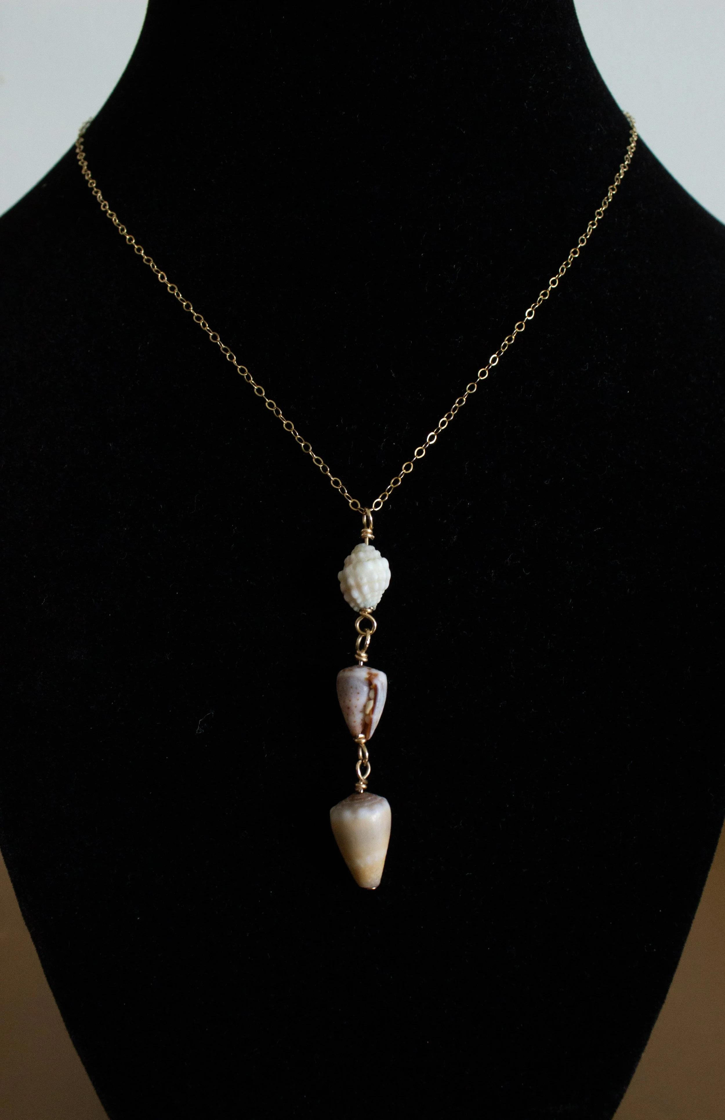 Three Shell Necklace