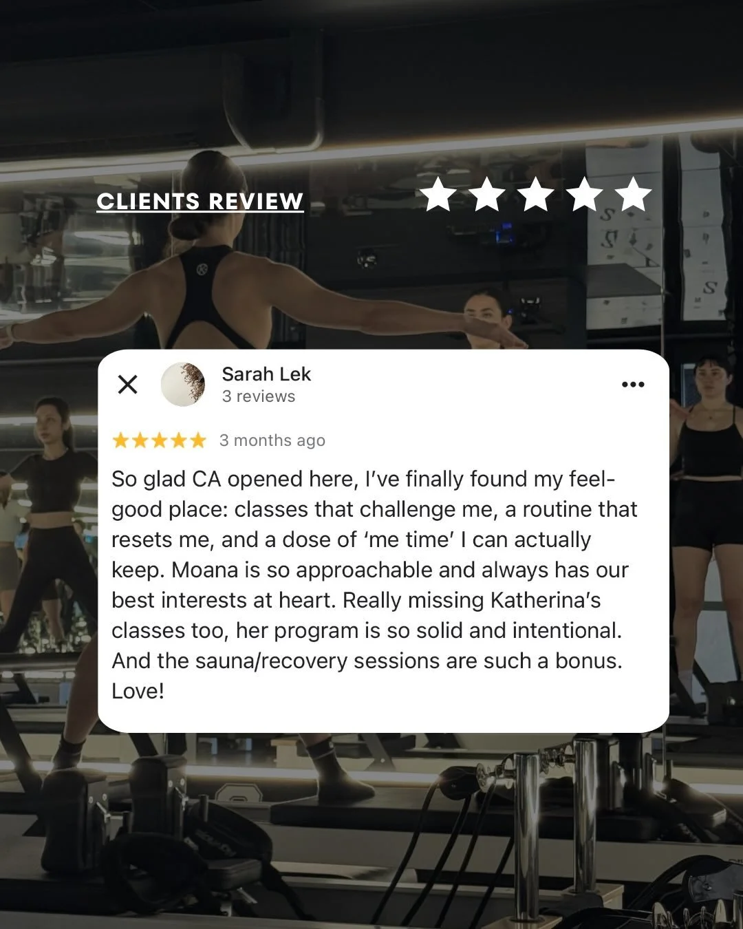 There&rsquo;s a reason why so many people keep coming back 🤍

At our Combine Air Green Square,  it&rsquo;s not just about Pilates,it&rsquo;s about feeling seen, supported, and truly taken care of.

From beginners to advanced clients, we focus on wha