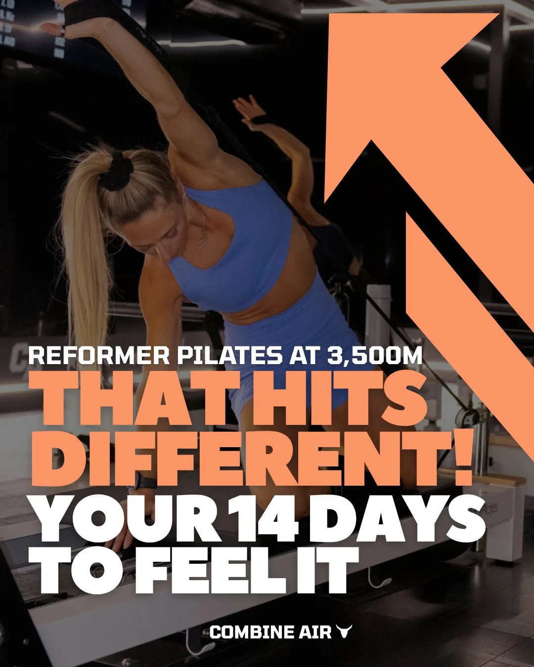 Think it&rsquo;s just Pilates? 🧐⁠
⁠
Try it at 3,500m.⁠
⁠
Train harder.⁠
Recover smarter.⁠
Feel it faster.⁠
⁠
And we&rsquo;ll give you 14 days to experience the difference for yourself.⁠
⁠
Are you ready to reach new heights? ⁠
⁠
Check out 🔗 in bio t