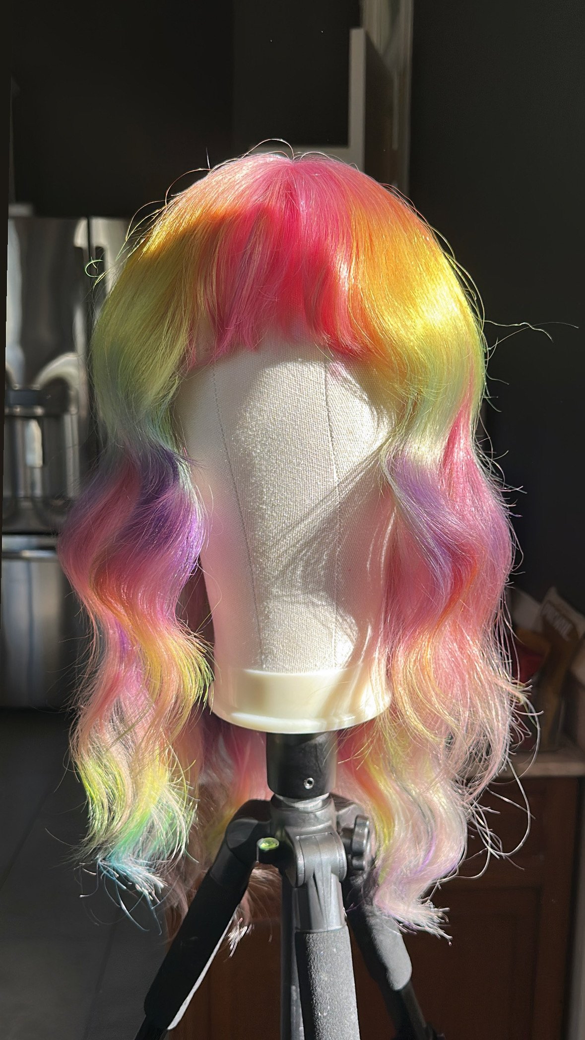 Iridescent Bubble Wig