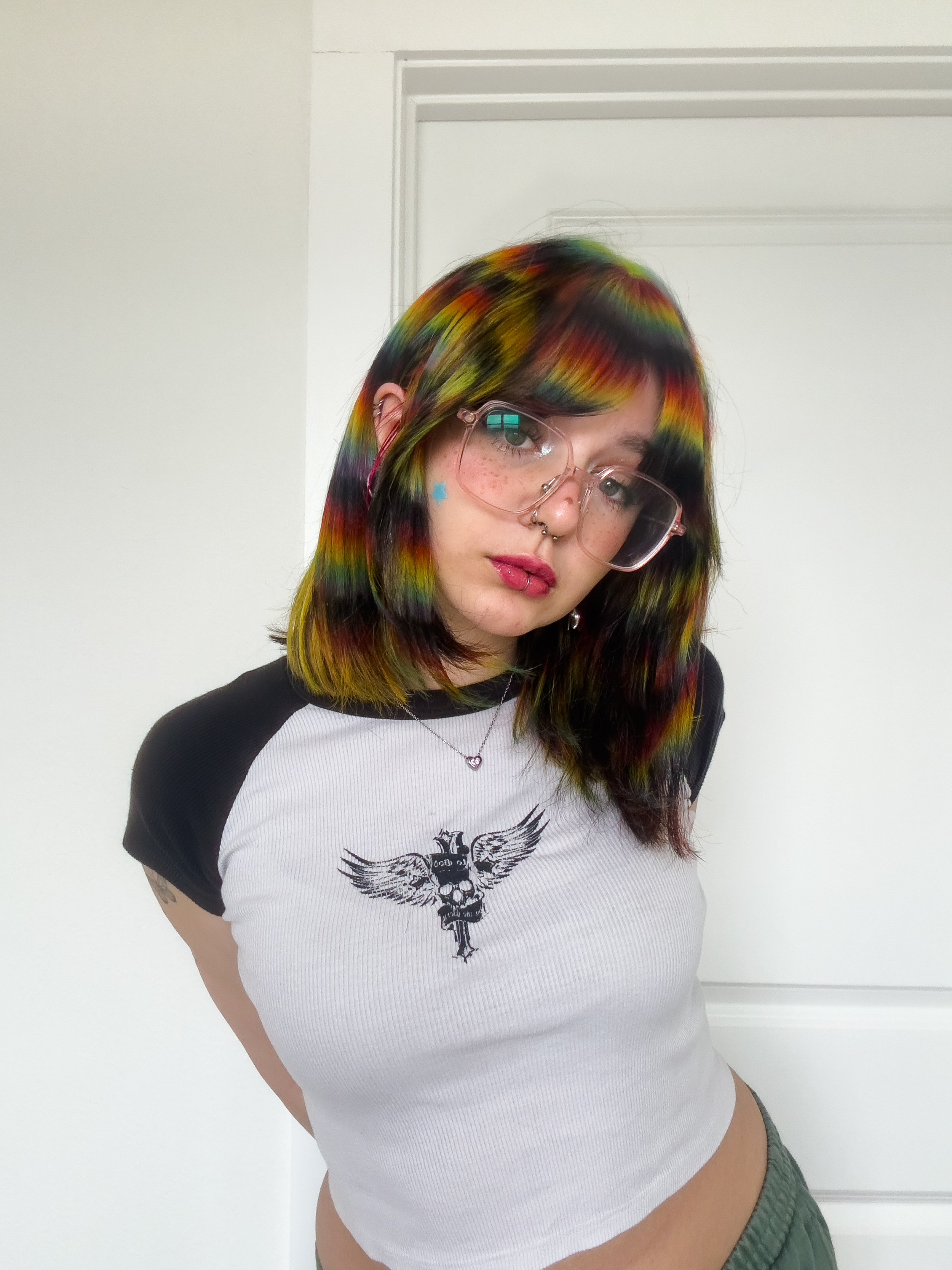 Rainbow Road Wig