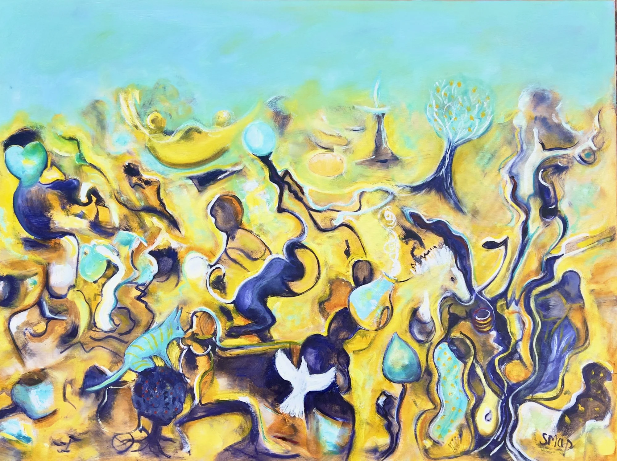 Ayahuasca Dreaming - plant medicine art