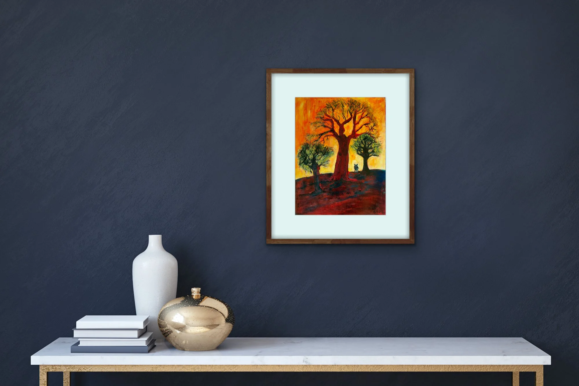 Dog On the Horizon, styled and framed 1 .jpeg