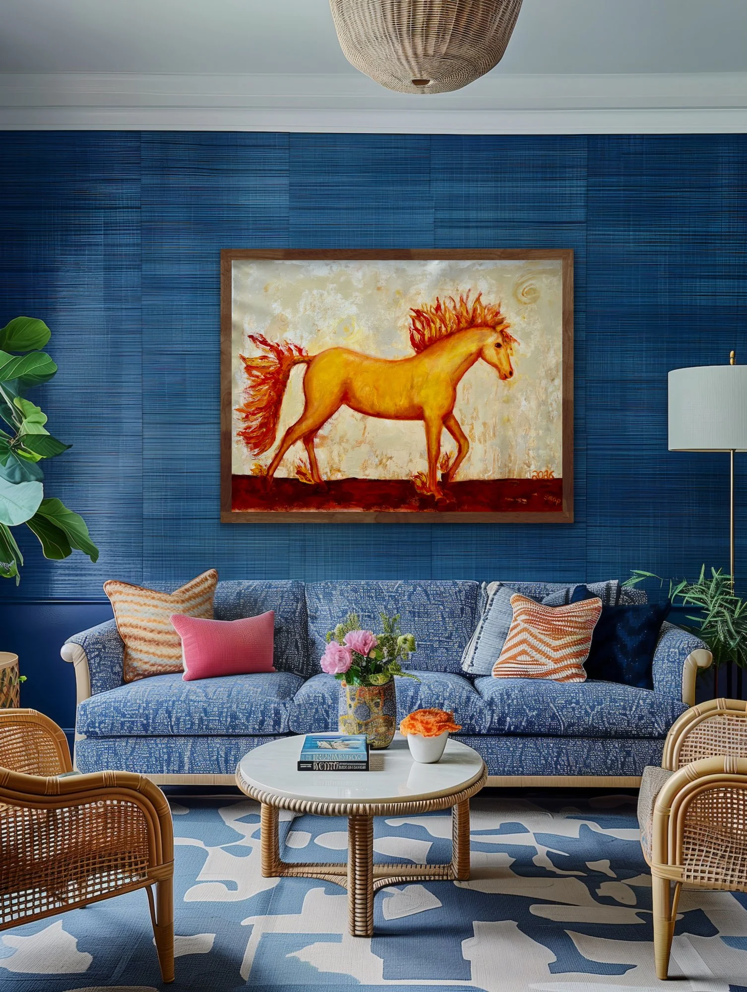 Fire Horse, Framed, Styed 2 .jpeg