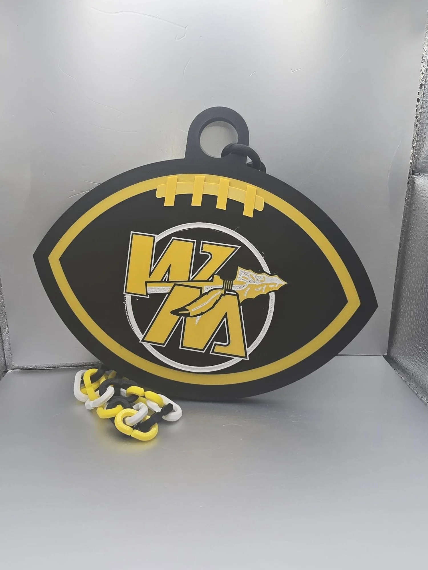 Watkins Memorial Football Medailion