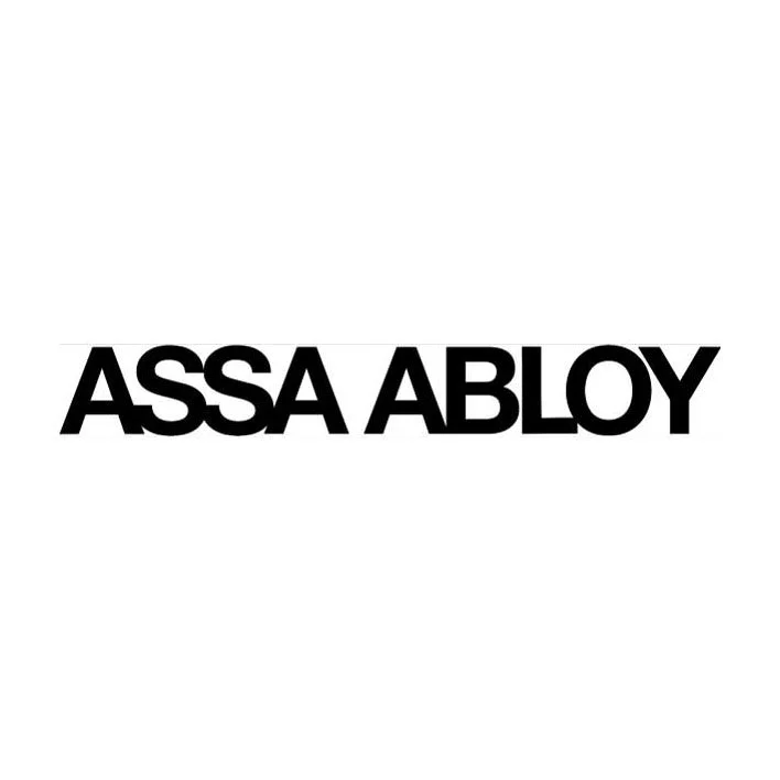 Black text on a white background reading "ASSA ABLOY".