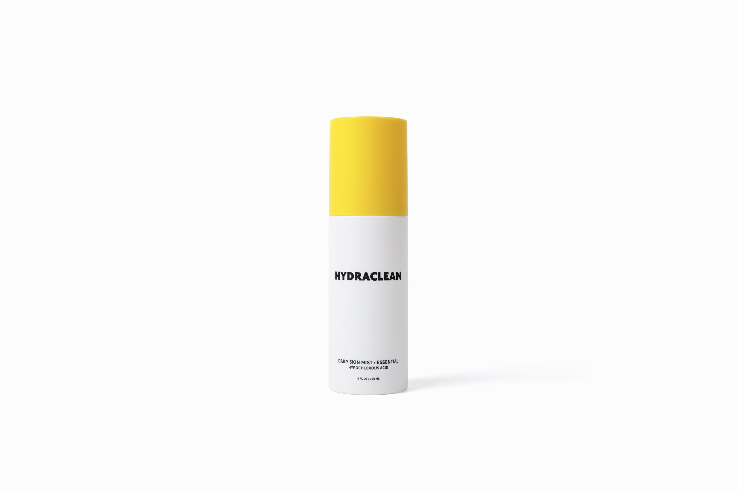 HYDRACLEAN Daily Skin Mist Essential 4 oz bottle with yellow cap