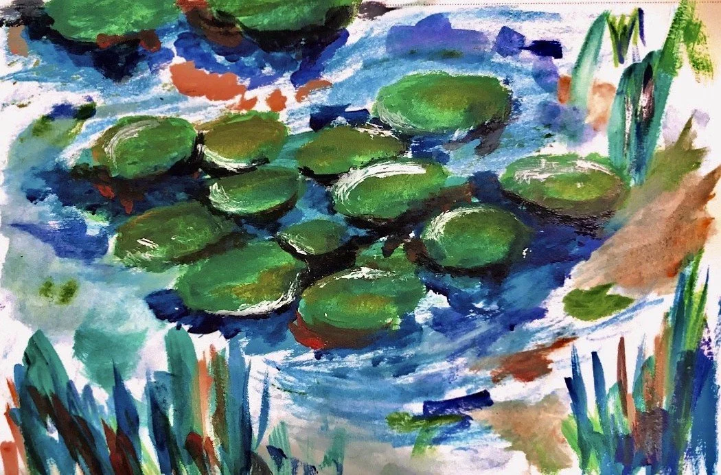 "Lily Pads" 
Watercolor Illustration 