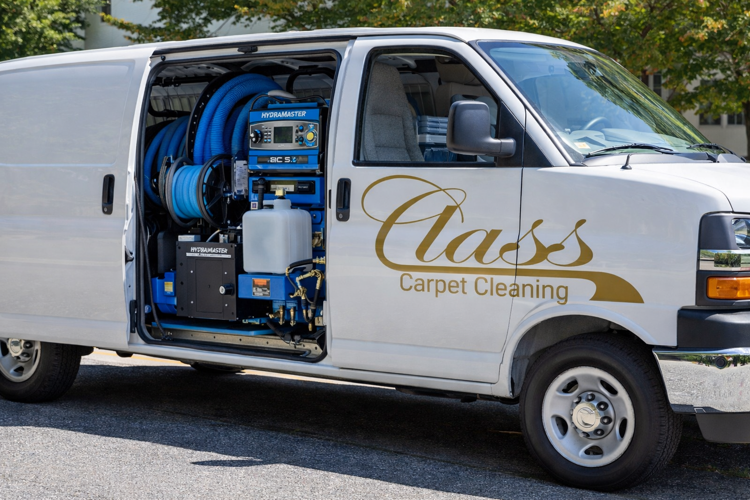 Class truckmout carpet cleaning