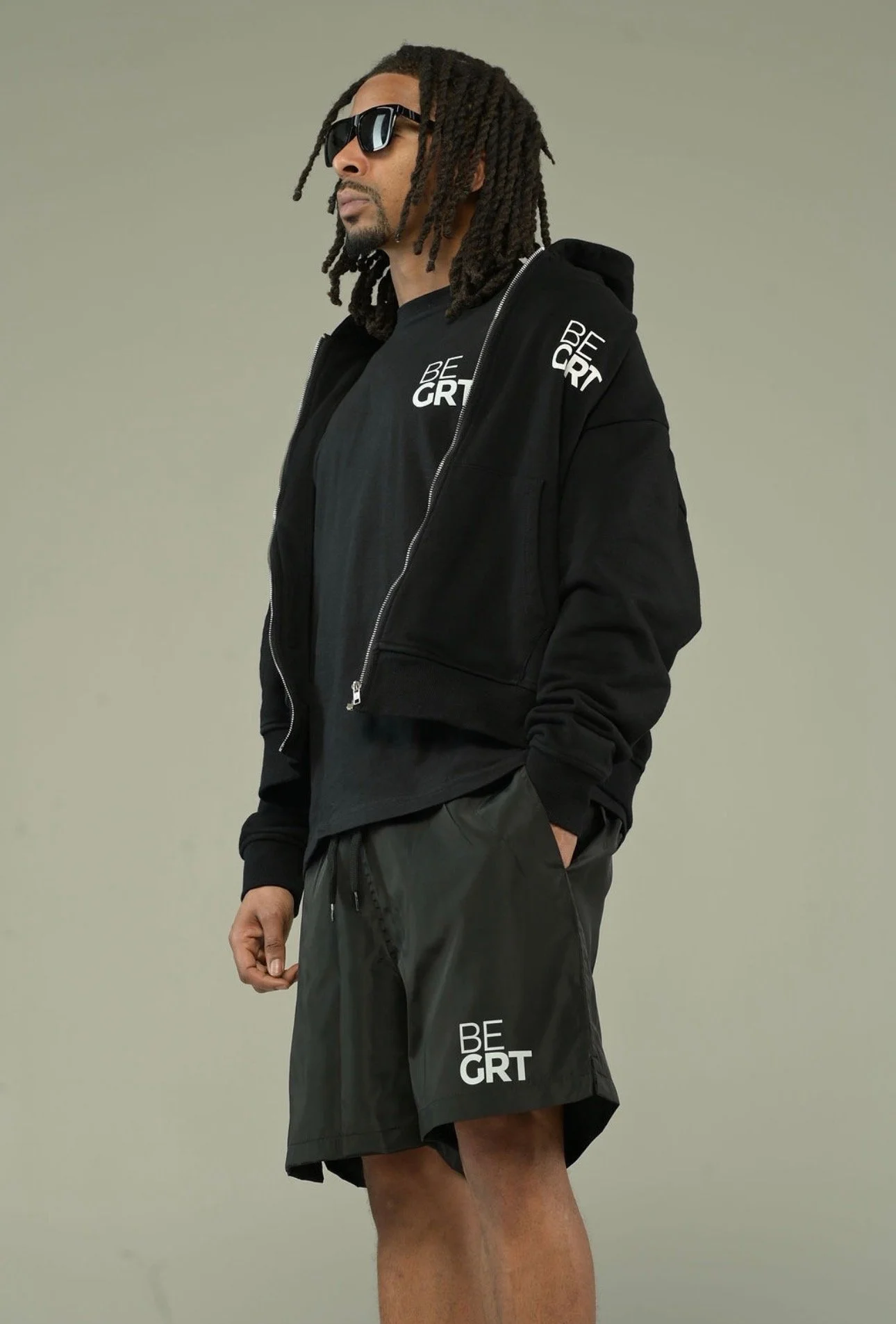 BE GRT ZIP HOODIE