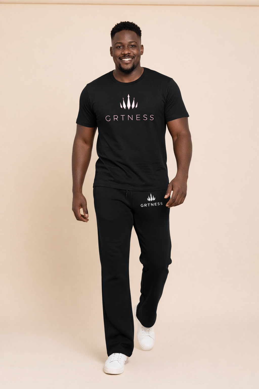 GRTNESS Flare Sweat Black Pant
