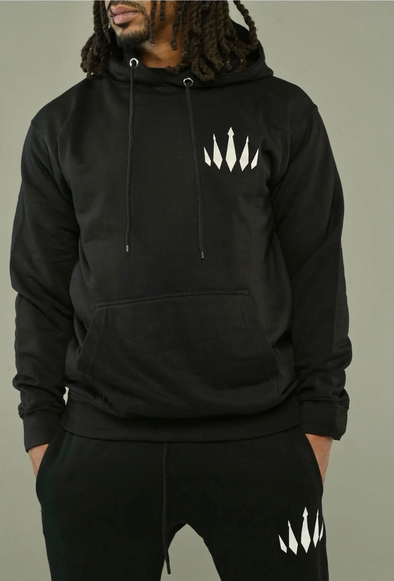 BLACK CROWN HOODIE