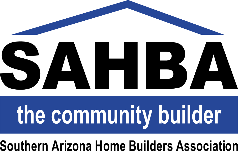 Logo featuring a stylized house roof with the text "the community builder" underneath.