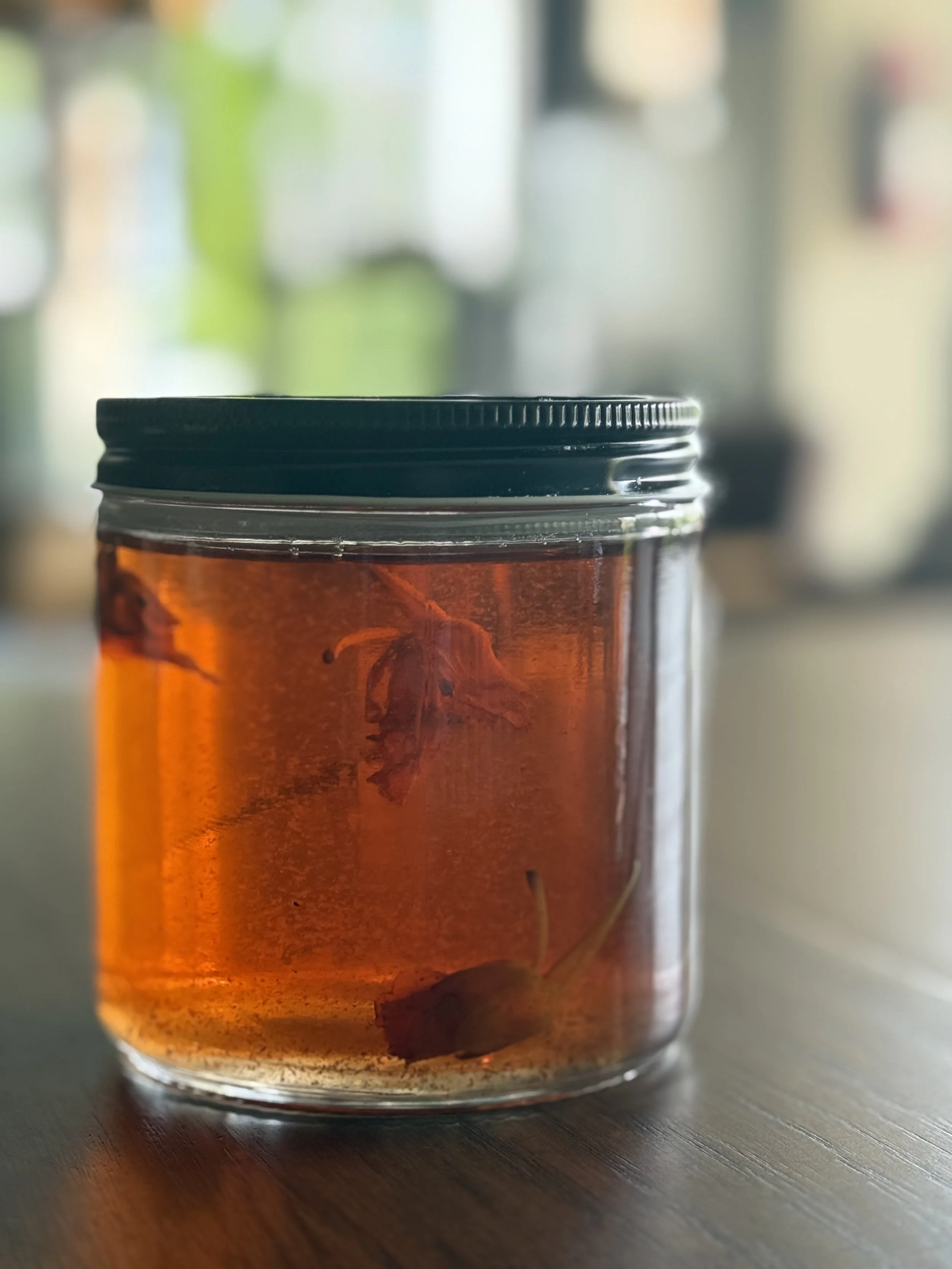 Strawberry Nasturtium Vinegar
