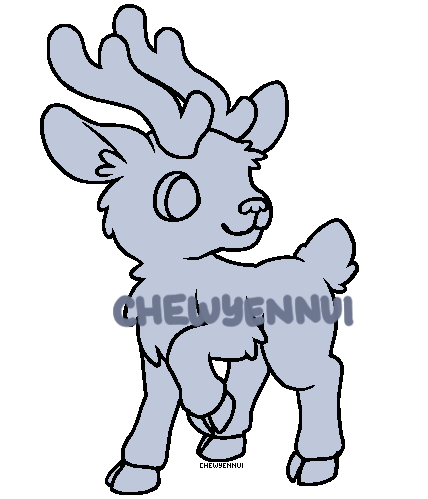 FREE Chibi Deer Base
