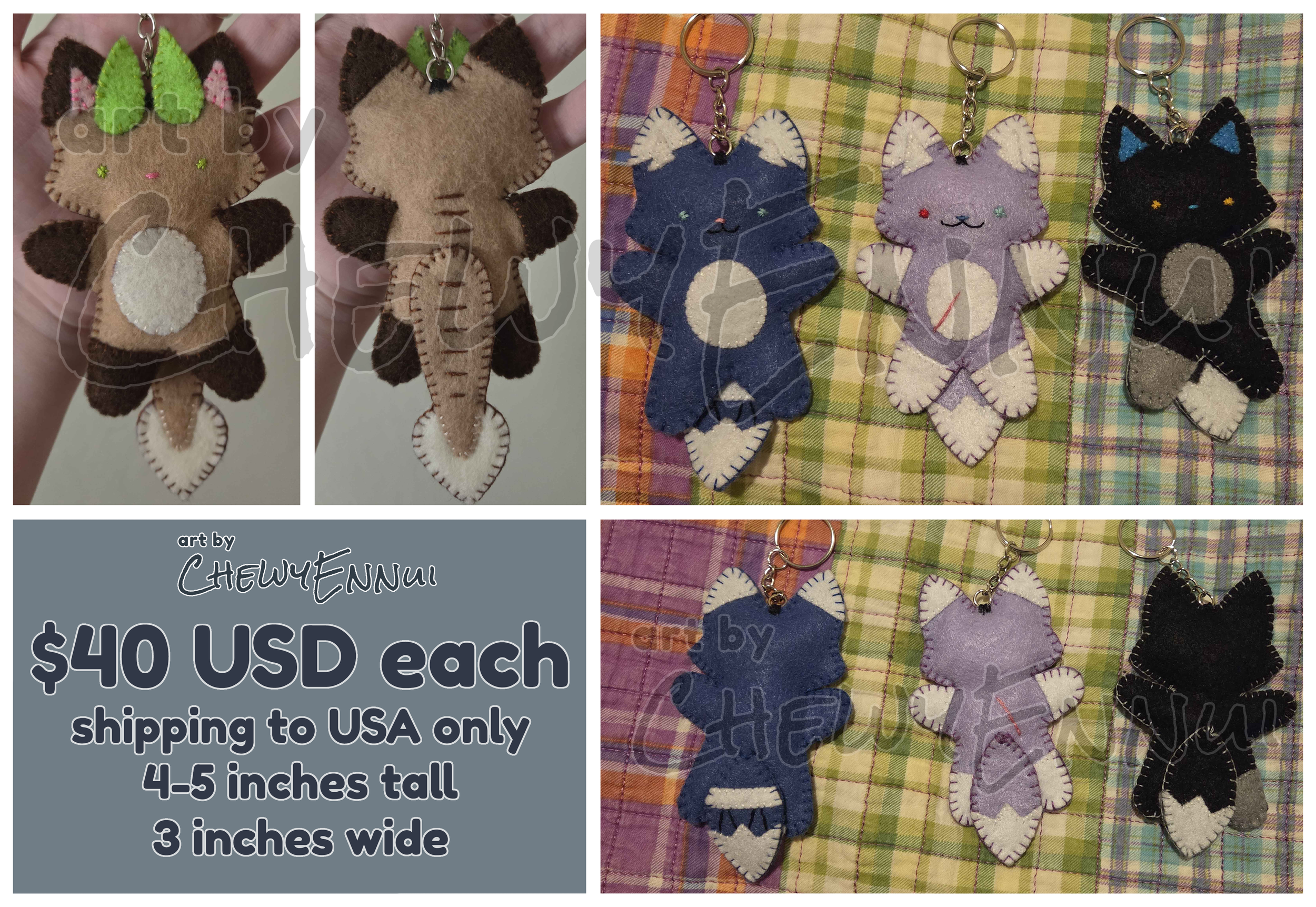 Custom Mini Plush Keychain