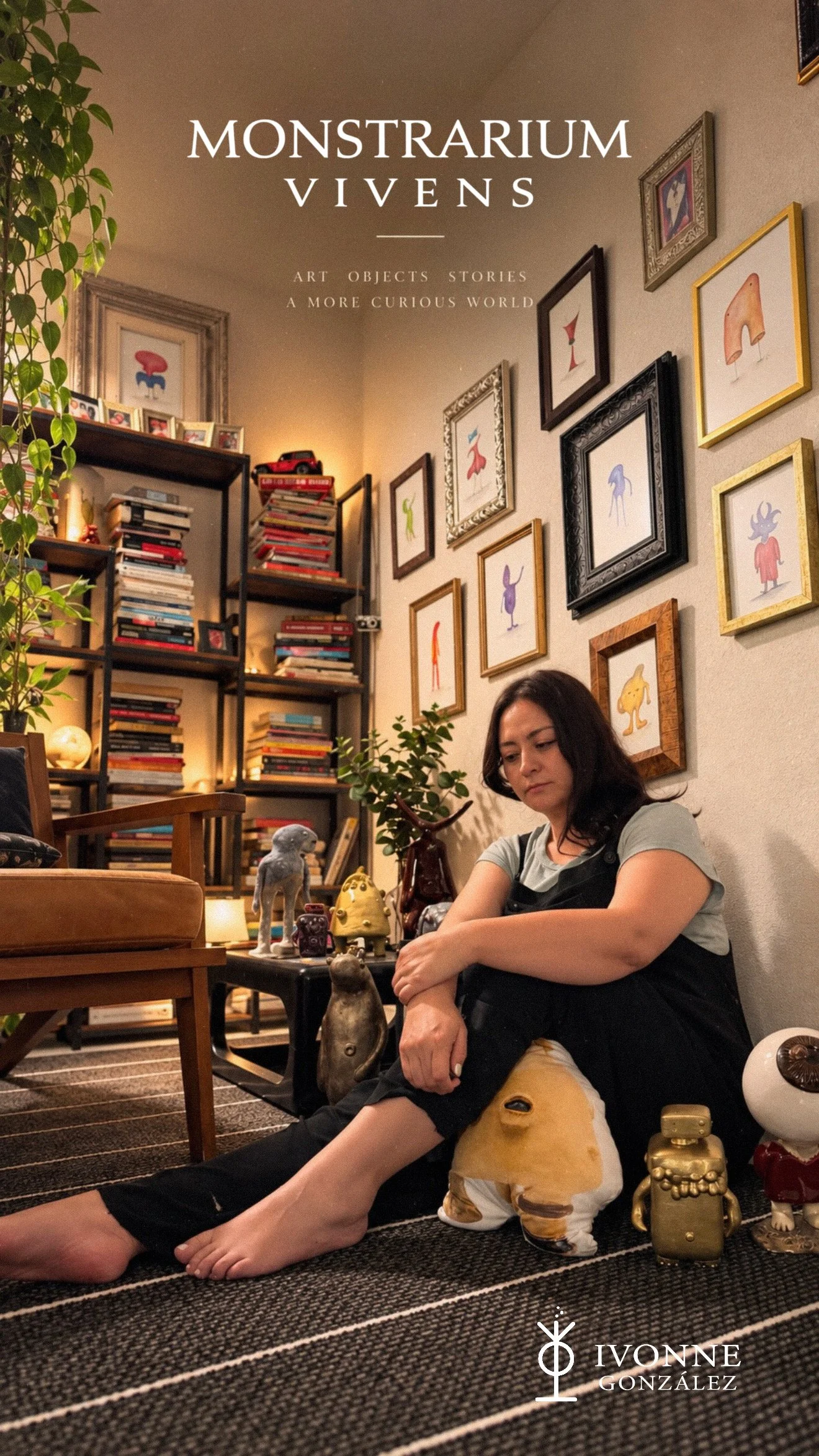 Monstrarium Vivens presents original works by artist Ivonne González, where each Inhabitant takes form through ceramic sculpture, watercolor and handcrafted silver jewelry within an evolving artistic world.