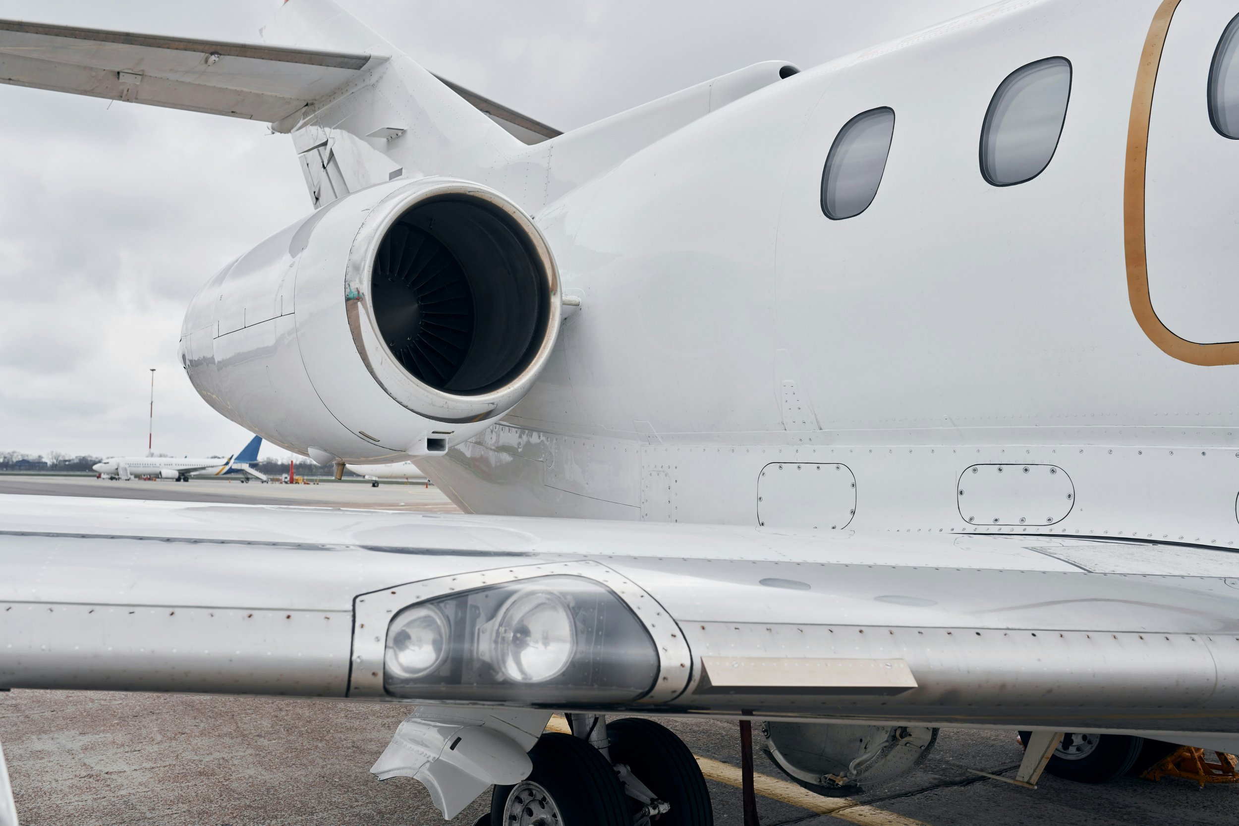 Aircraft detailing exterior degreasing Private jets in the Tri-State area
