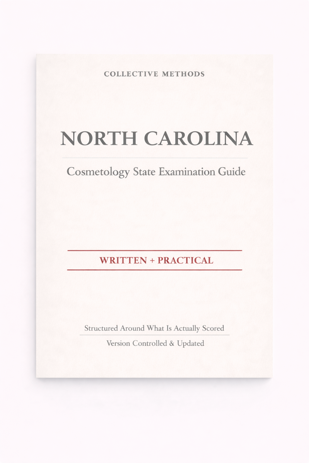 North Carolina Cosmetology State Examination Guide – Written & Practical