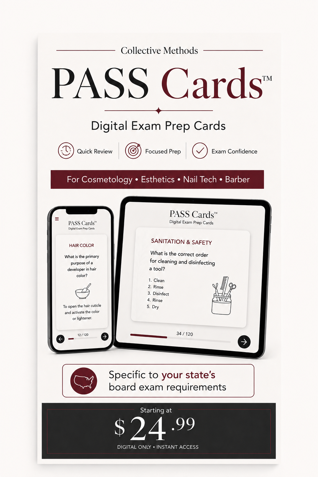 PASS Cards™ Digital Exam Prep Cards