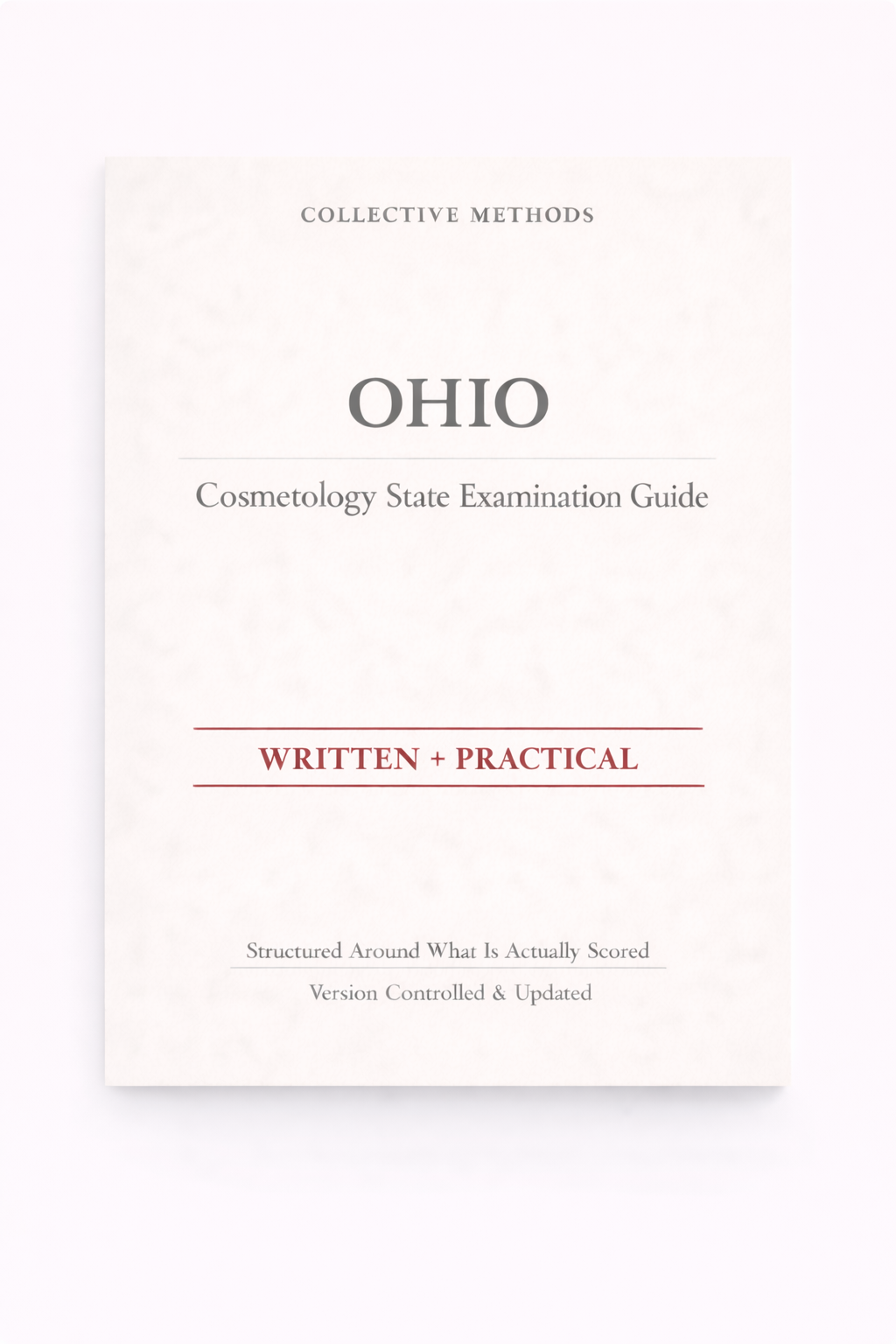 Ohio Cosmetology State Examination Guide – Written & Practical