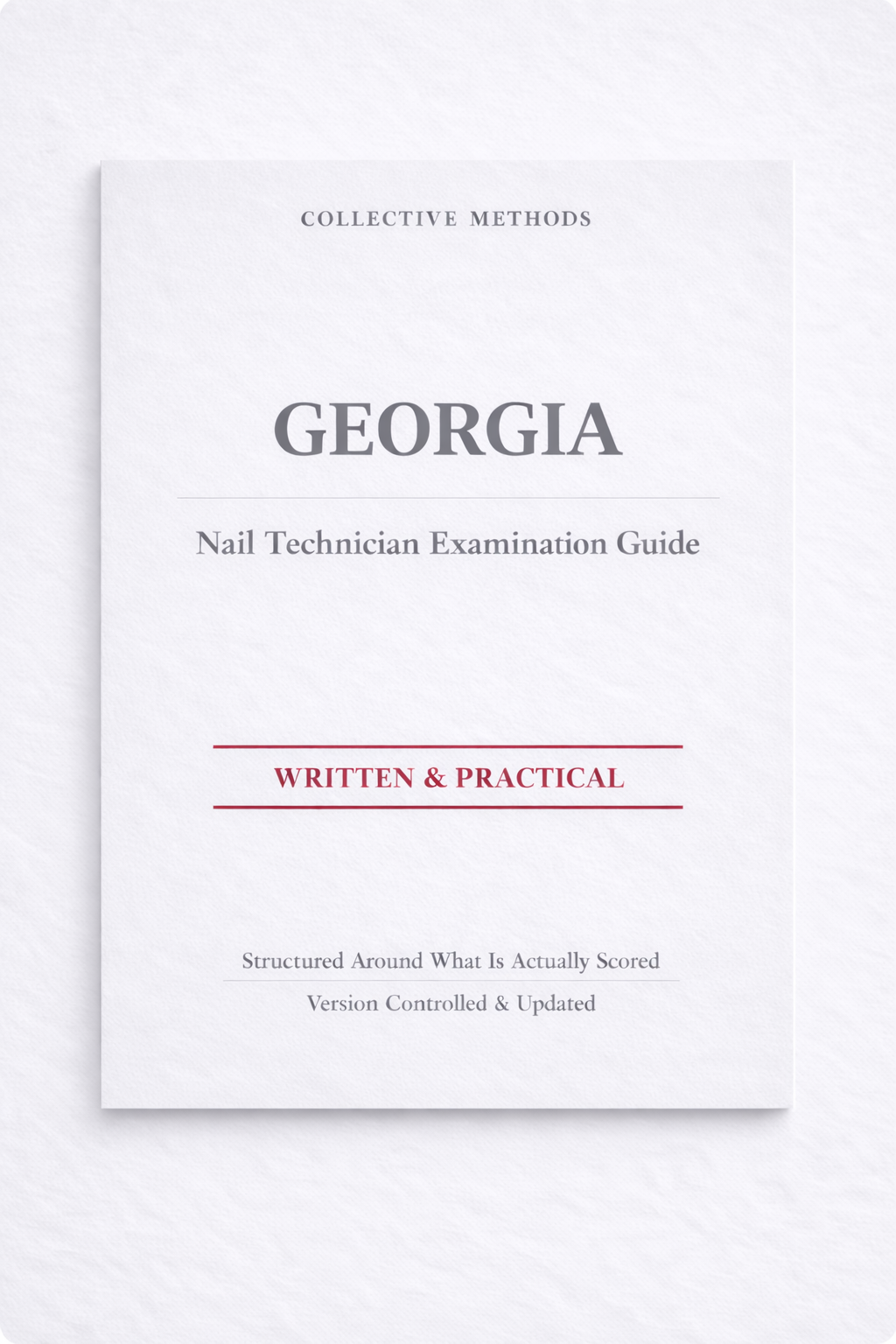 Georgia Nail Technician State Examination Guide – Written & Practical