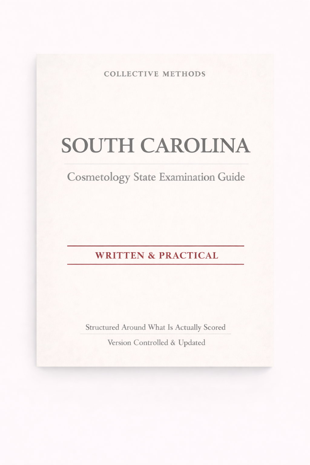 South Carolina Cosmetology State Examination Guide — Written & Practical