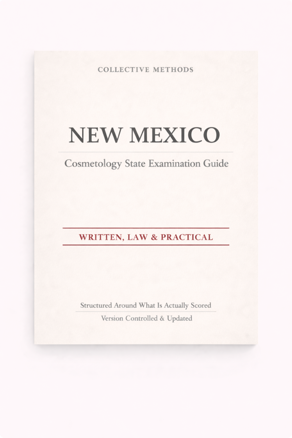 New Mexico Cosmetology State Examination Guide – Written, Law & Practical