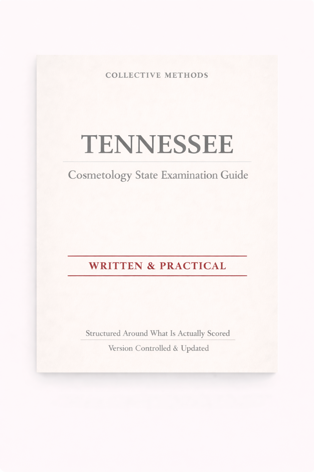 Tennessee Cosmetology State Examination Guide — Written & Practical