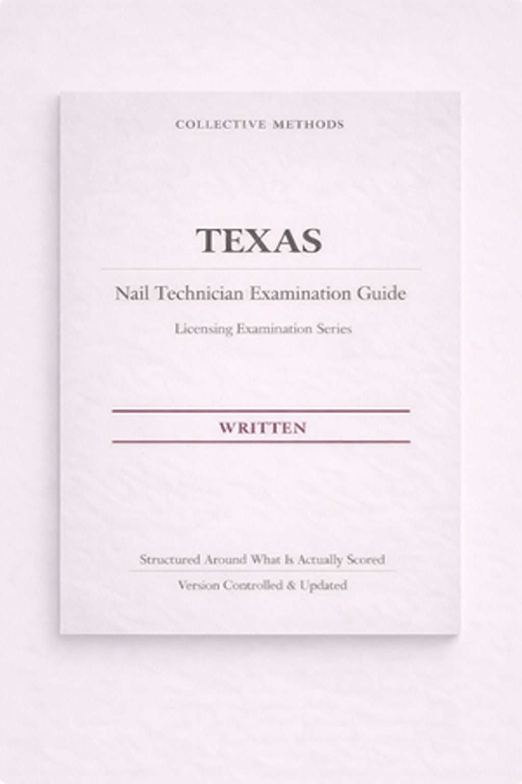 Texas Nail Technician State Examination Guide